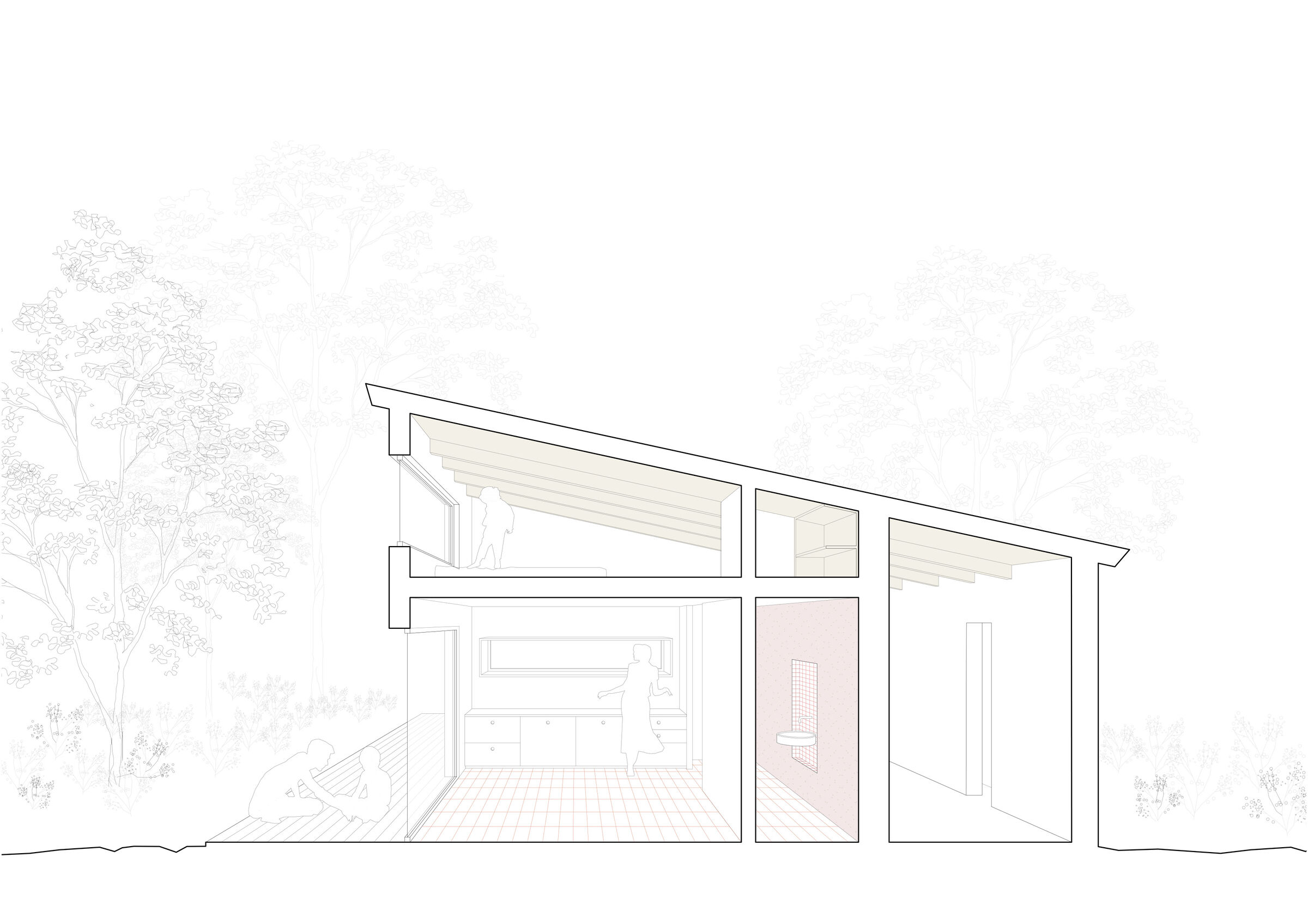 Sectional perspective View