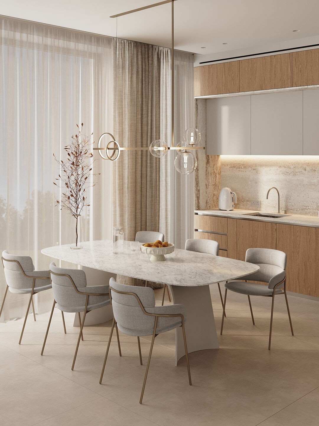 Kitchen - Dining room