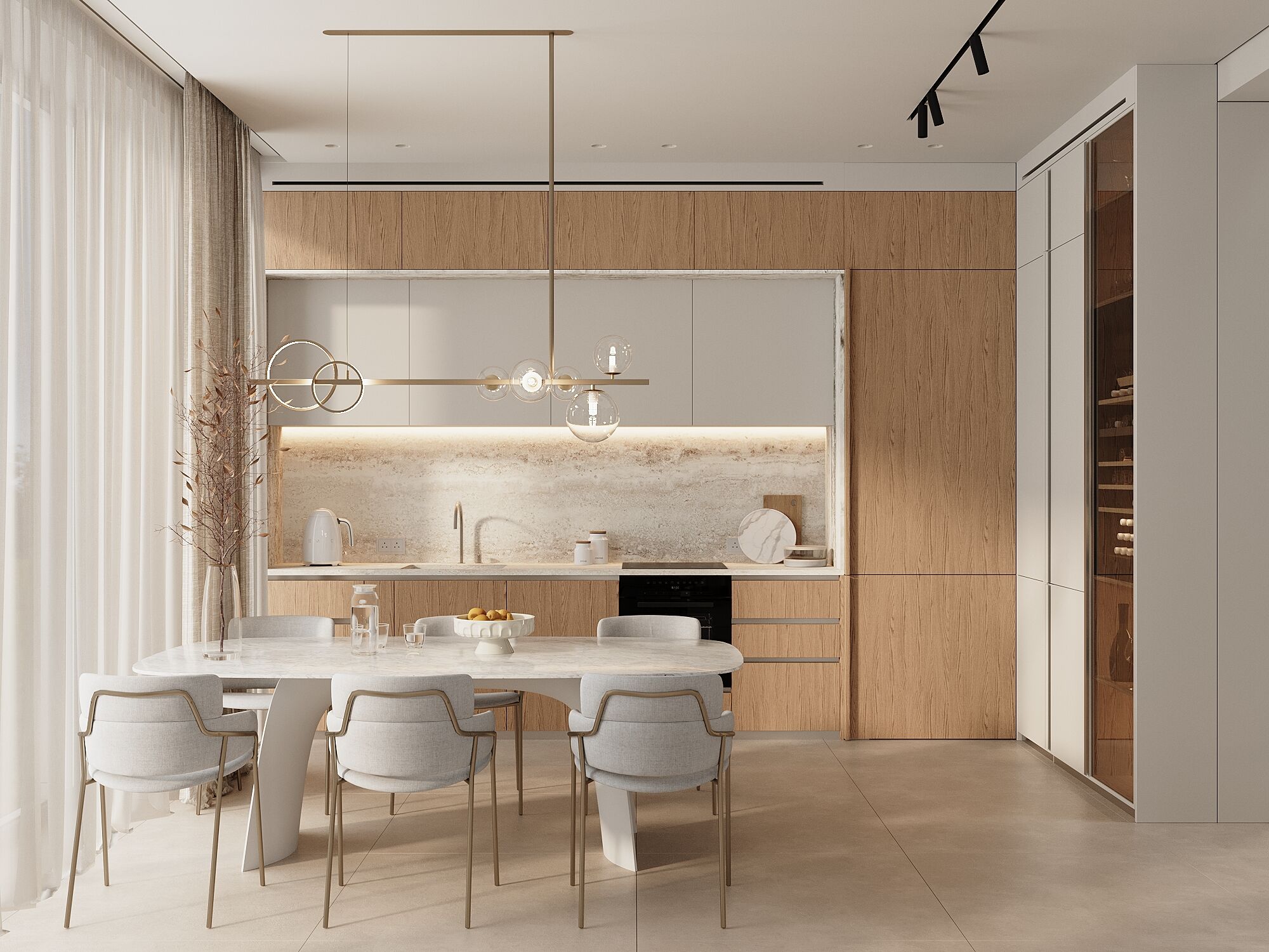Kitchen - Dining room