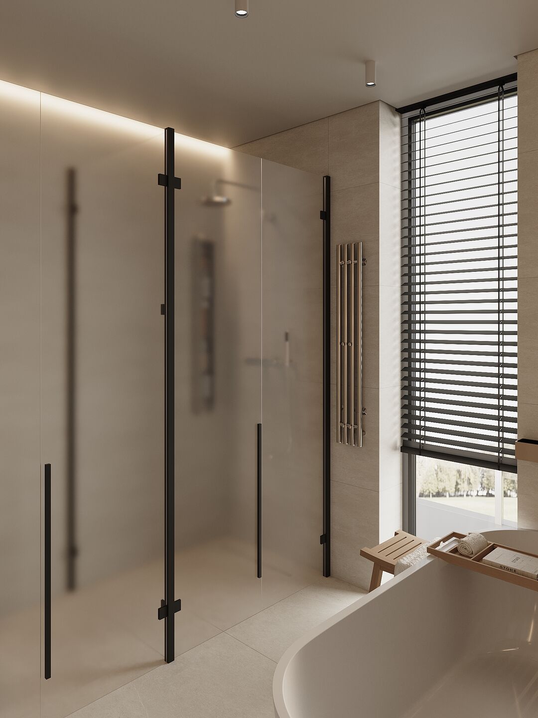 Master bathroom