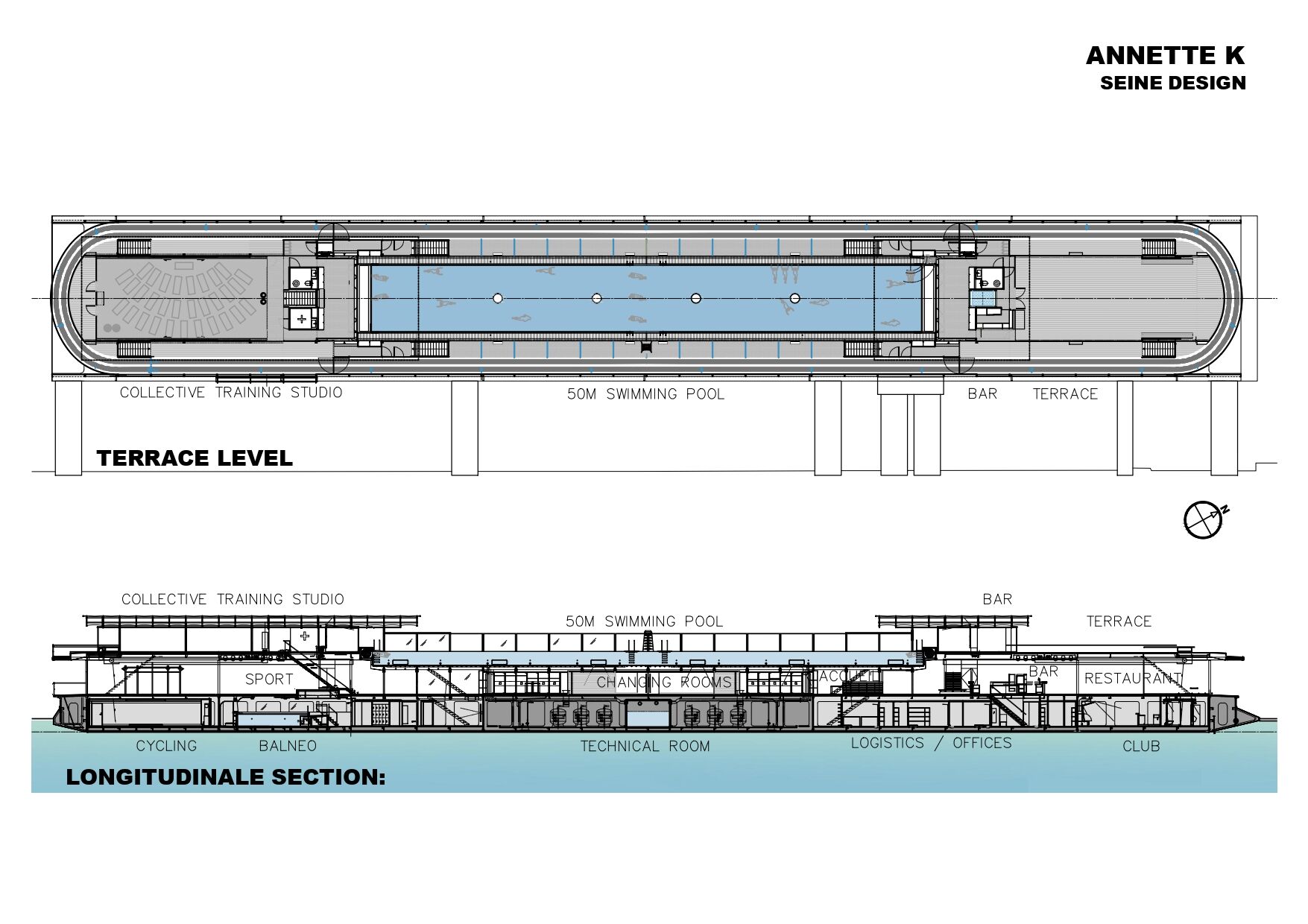 Terrace floor and Section