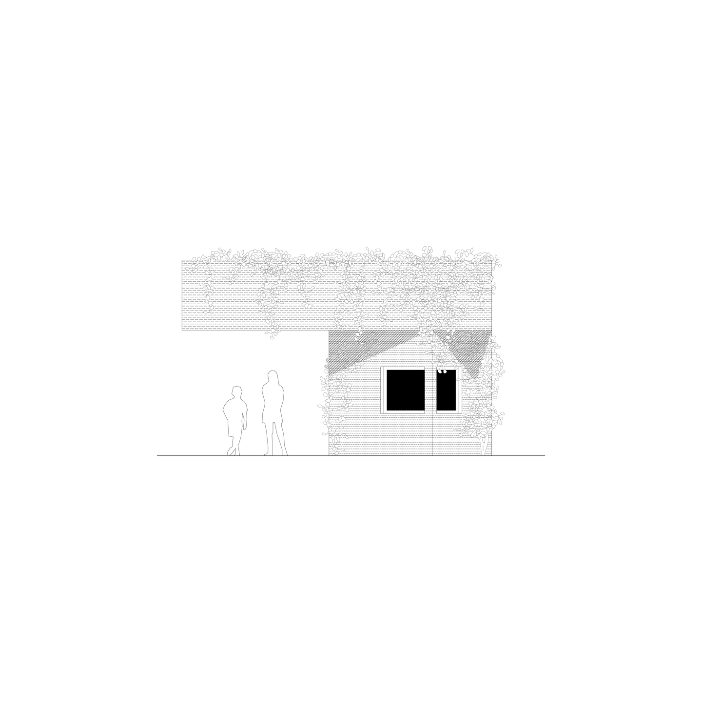 Botanical Garden Entrance Pavilion - Elevation 2