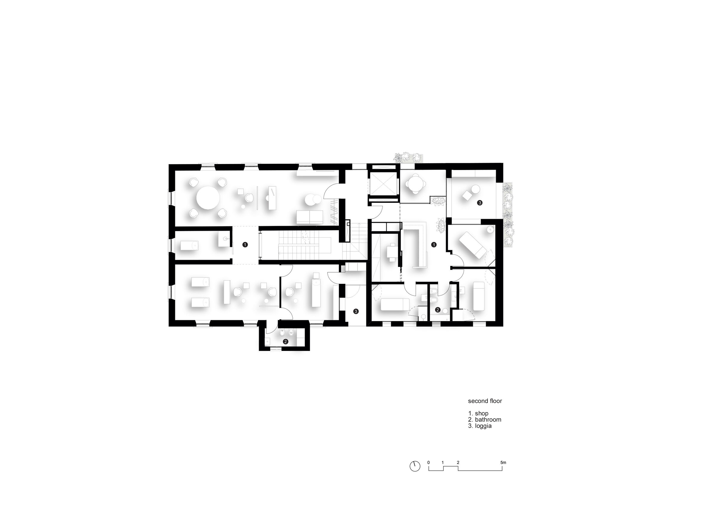 Second floor plan