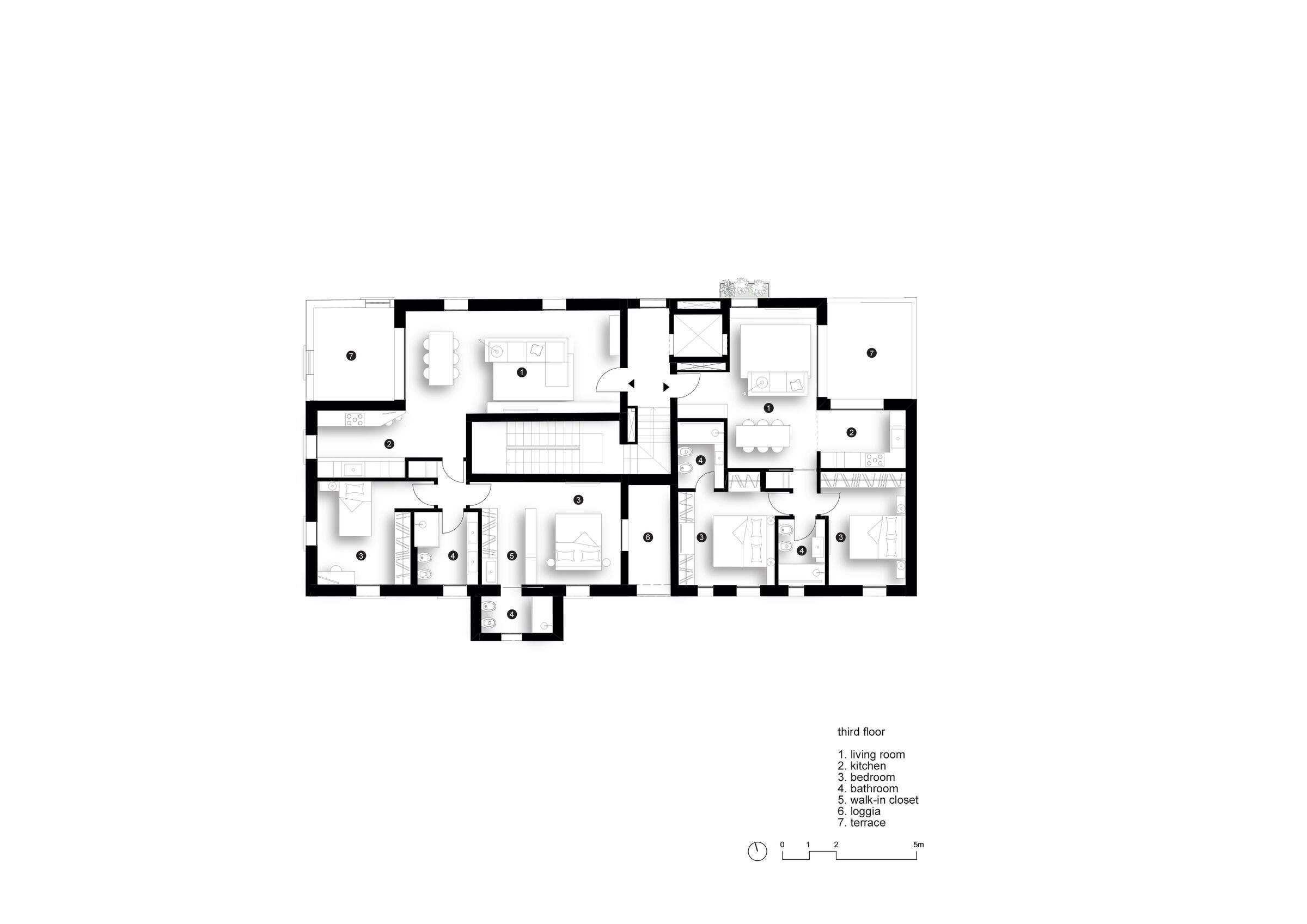 Third floor plan