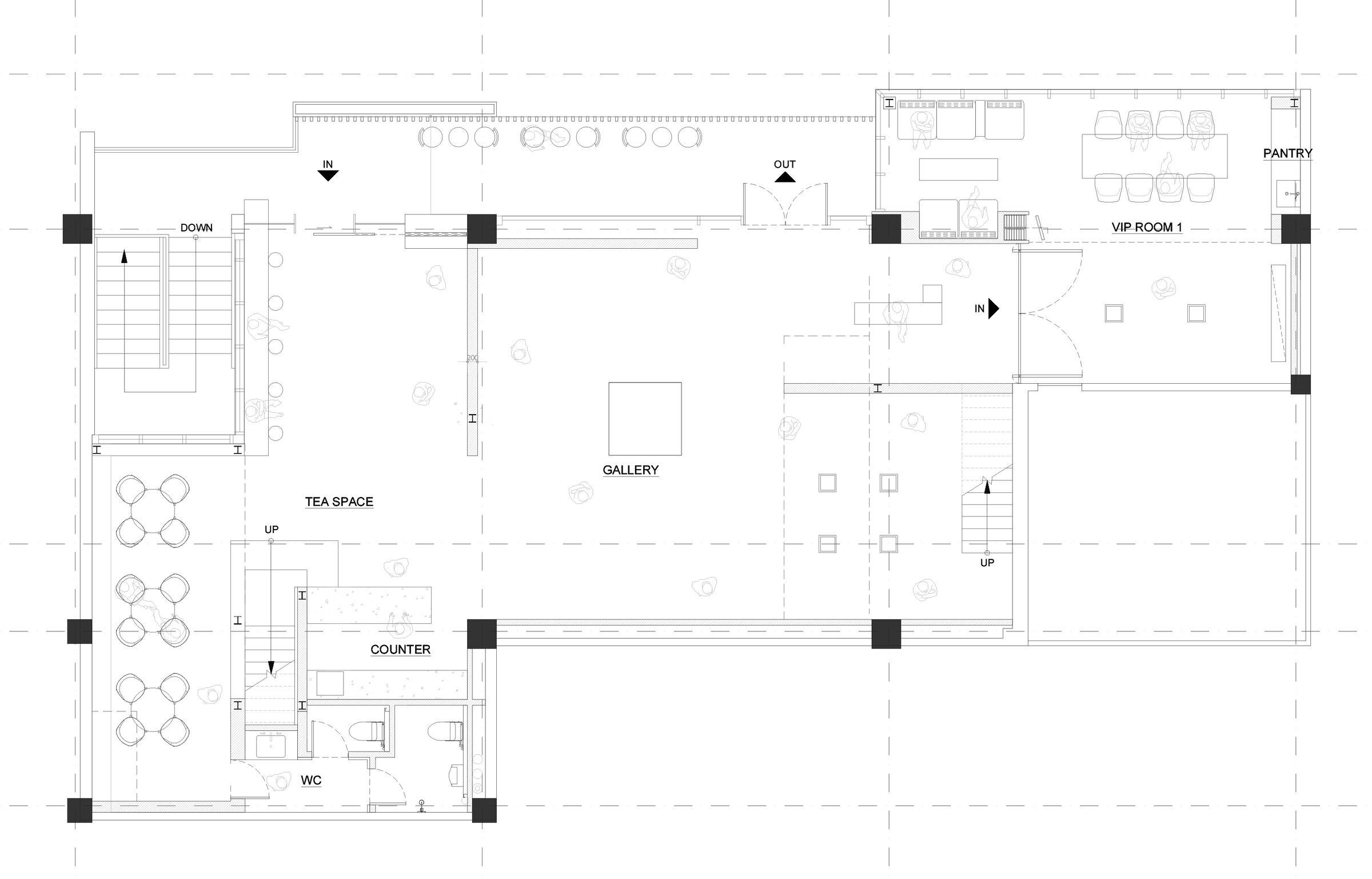 Shanghai Art Exhibition Hall_1F Plan