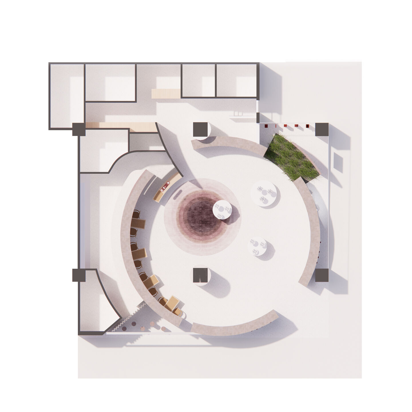 rendered plan view