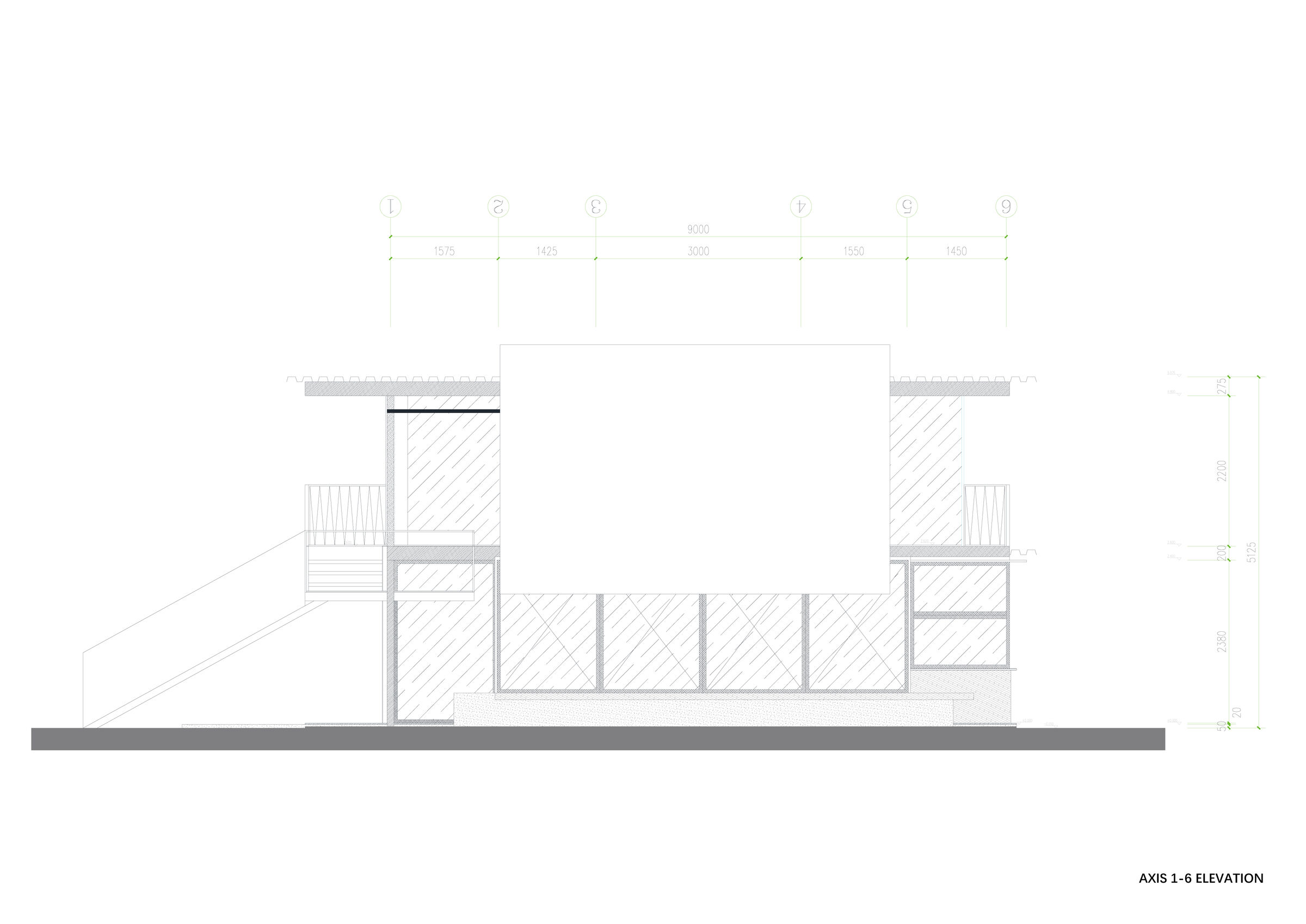 AXIS 1-6 ELEVATION