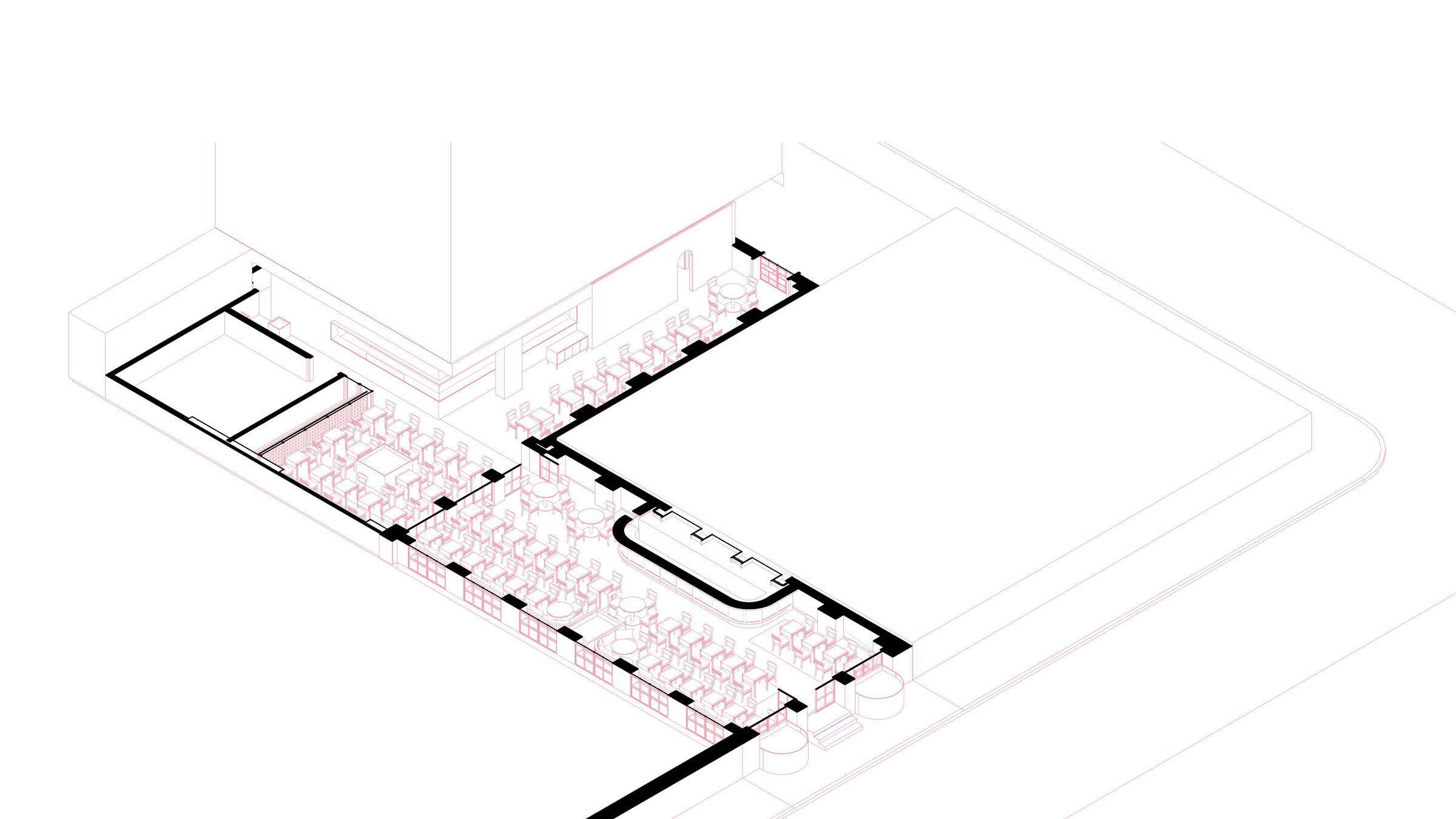 Schematic isometric