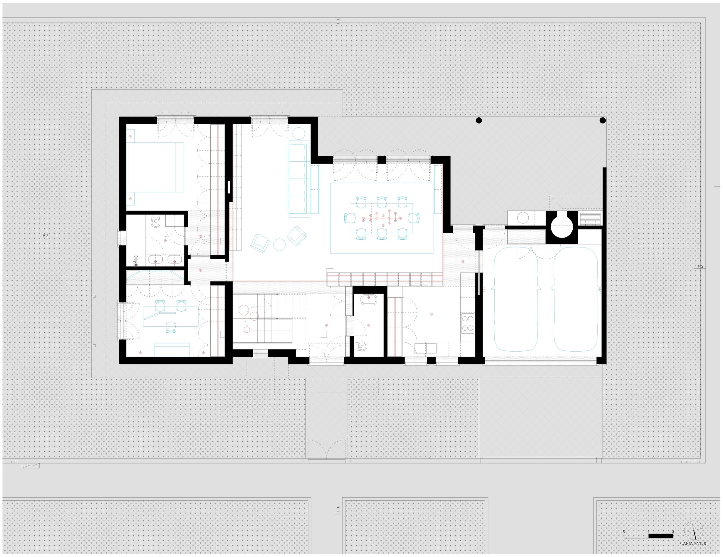 floor plan level 1 - proposal