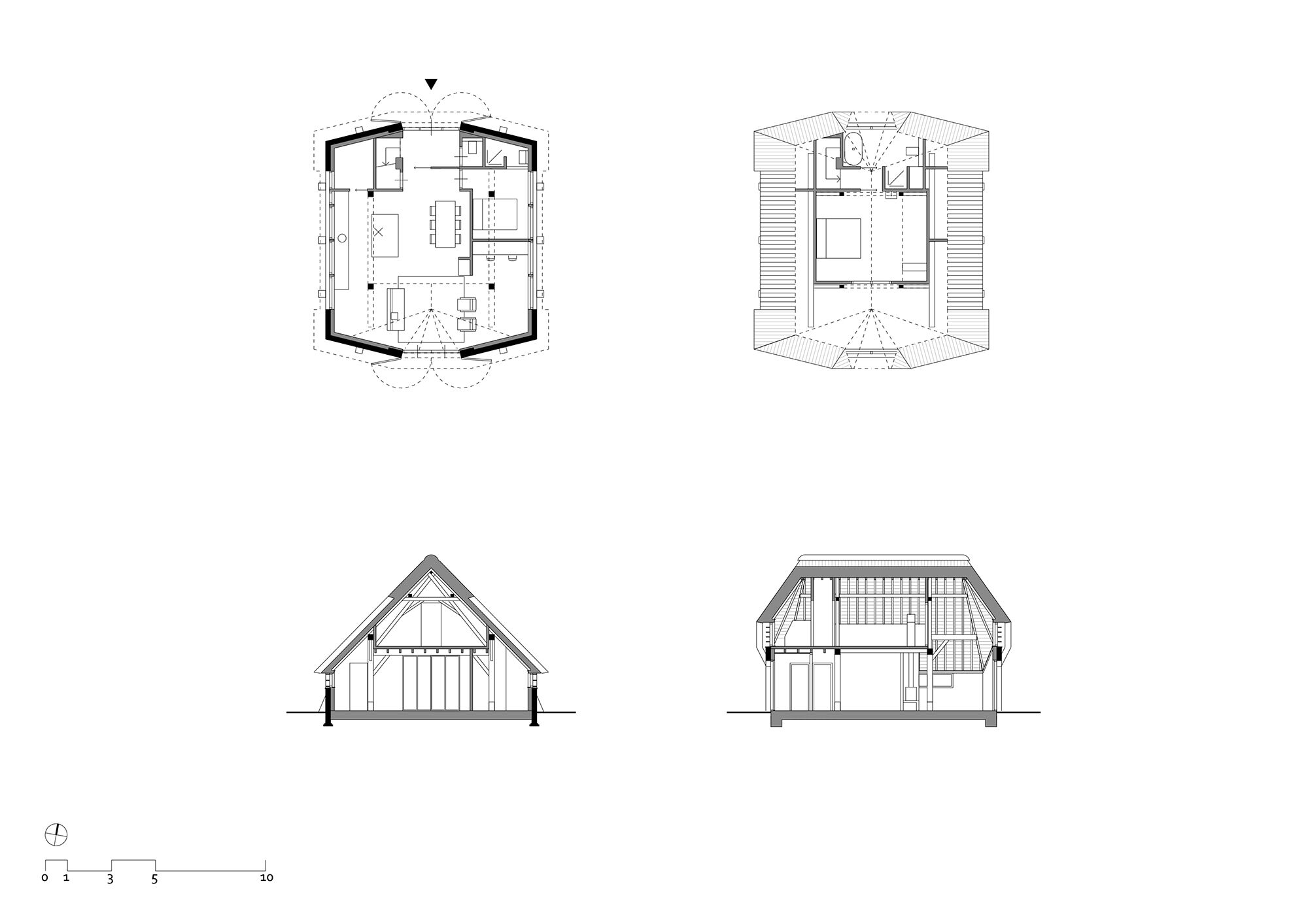 sections and floorplans