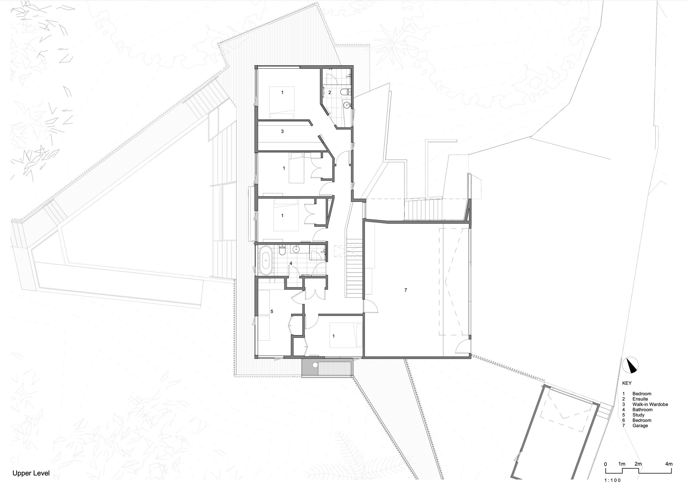 upper floor plan
