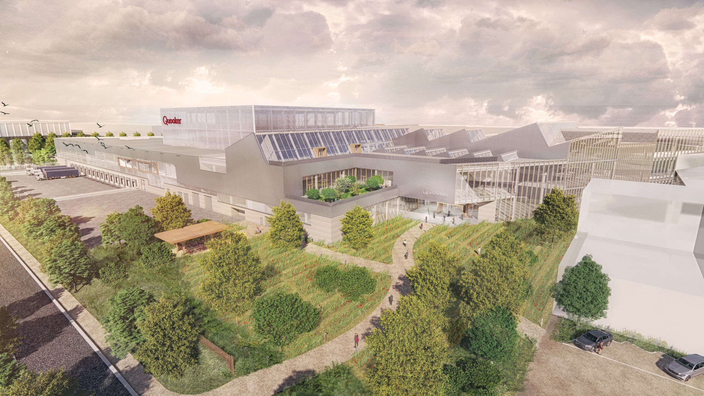 Distribution center and future phases