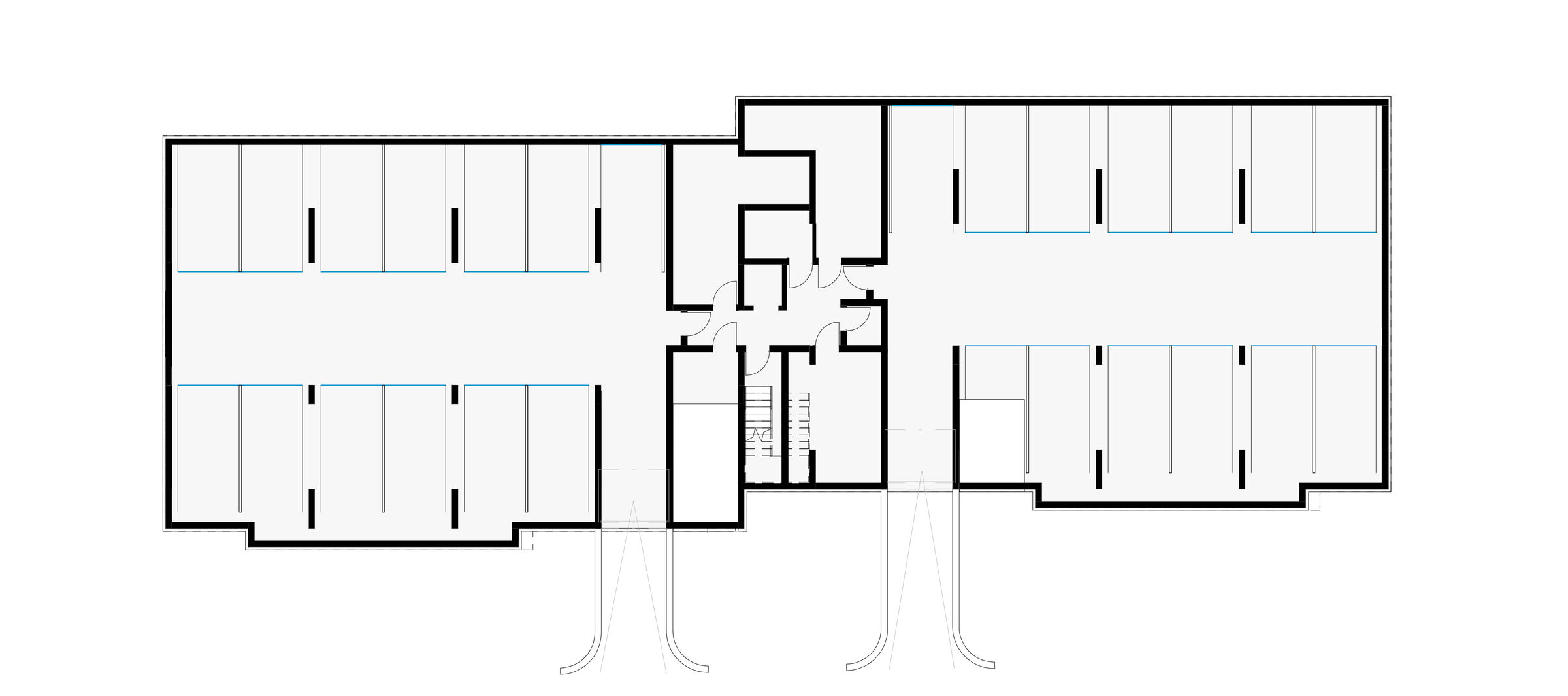 Basement - buildings A, B & C
