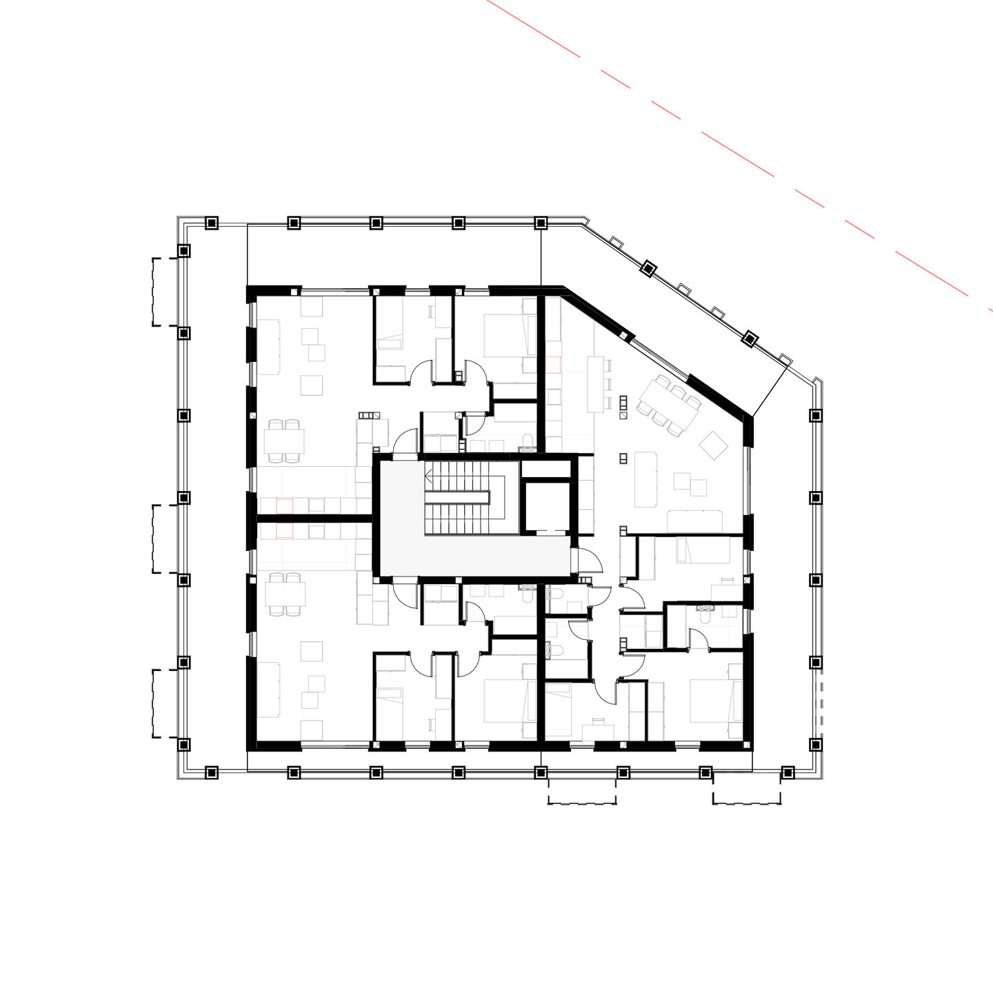 Top level - building D