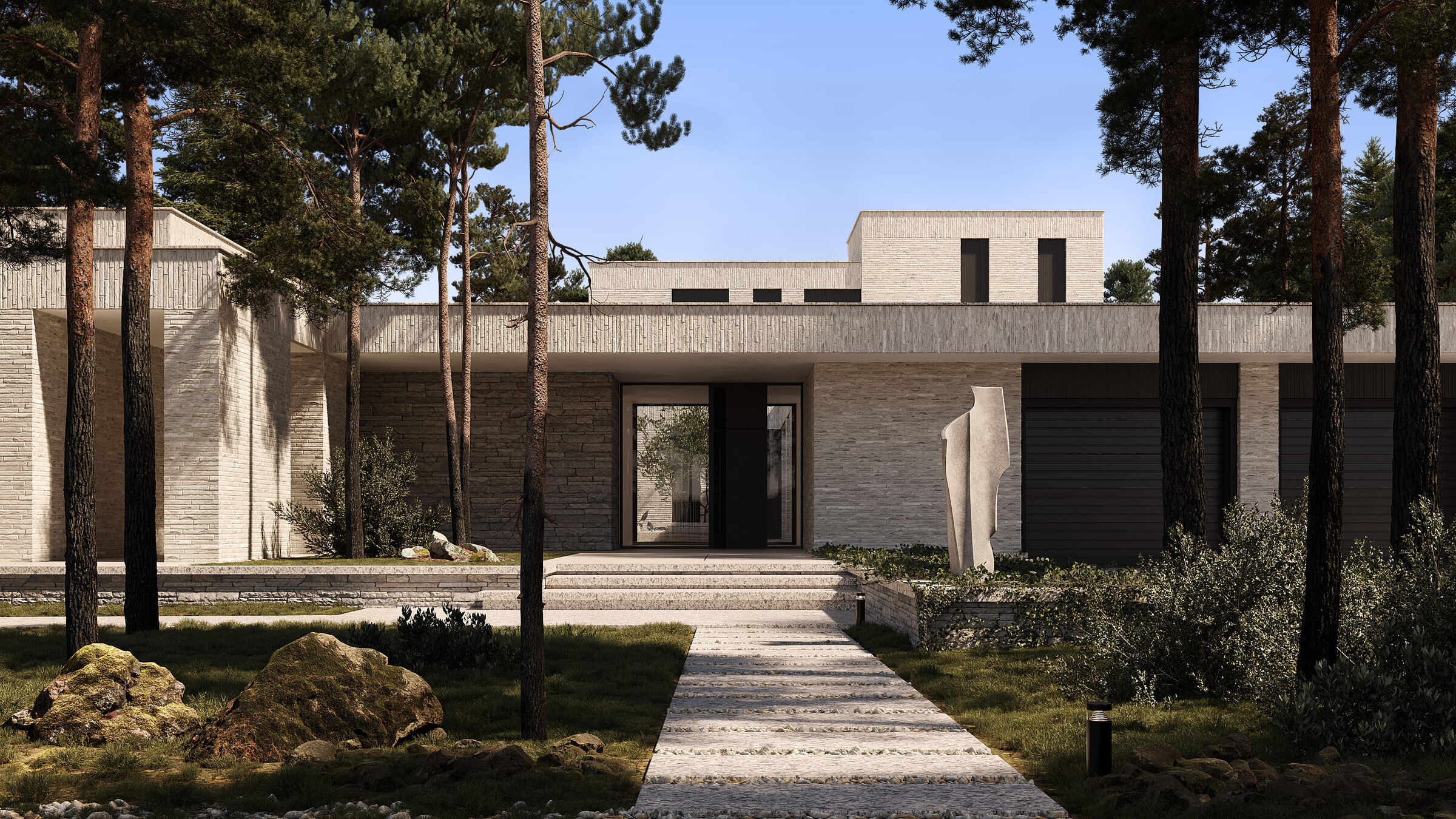 Green island private residence. Architecture & interior design by RYMAR.STUDIO