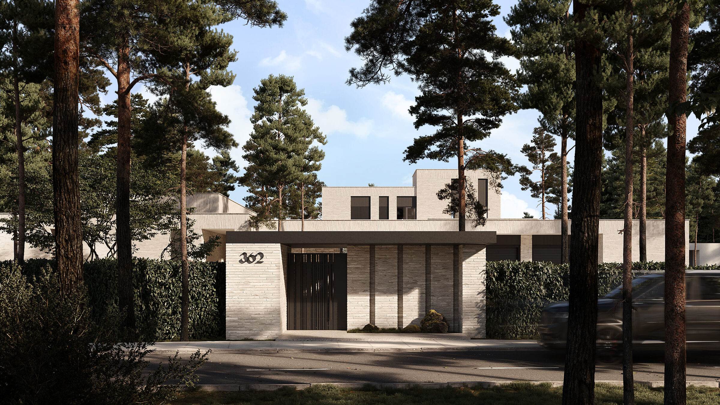 Green island private residence. Architecture & interior design by RYMAR.STUDIO