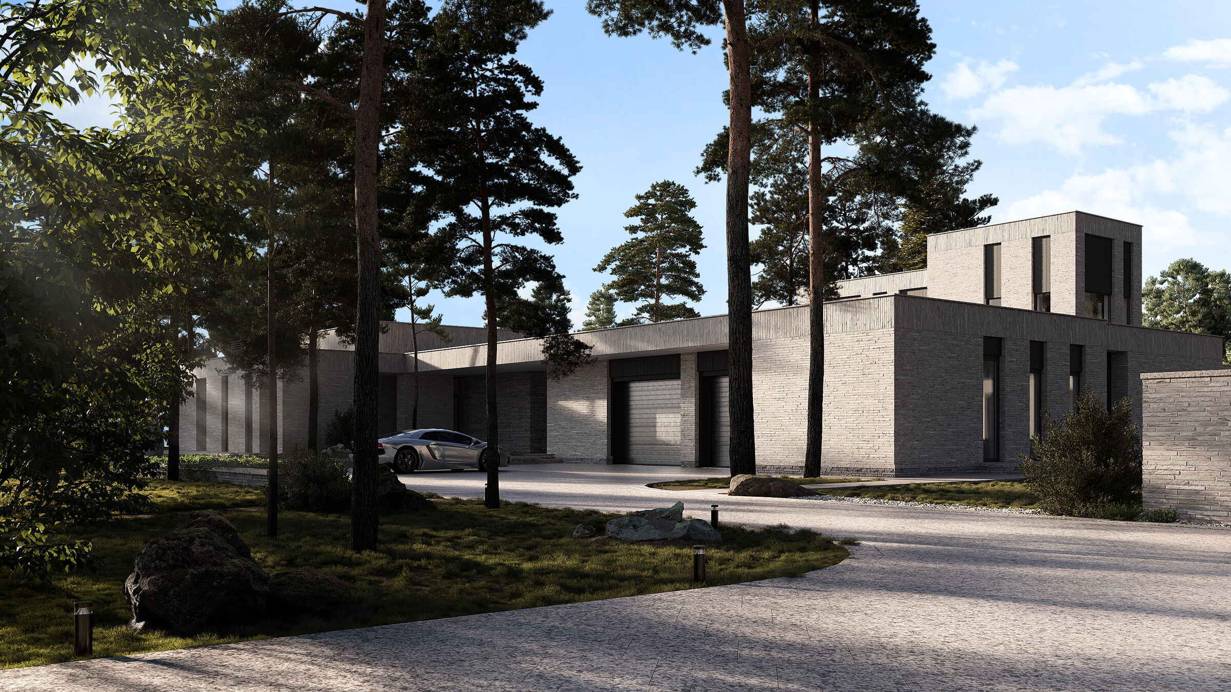 Green island private residence. Architecture & interior design by RYMAR.STUDIO