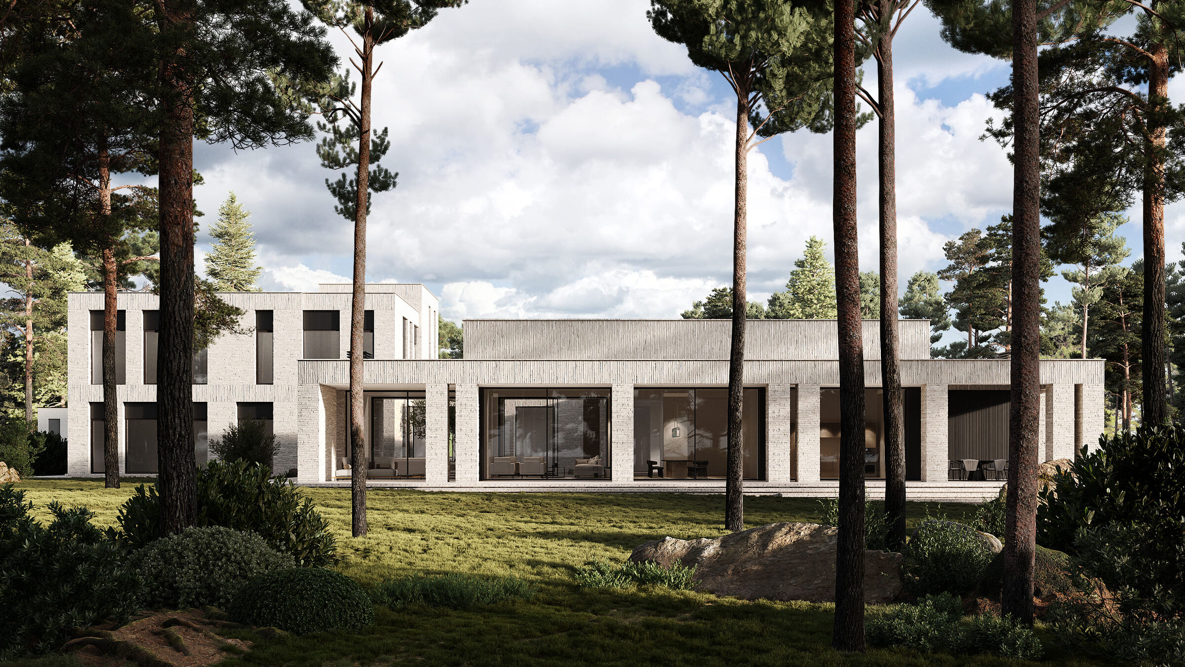 Green island private residence. Architecture & interior design by RYMAR.STUDIO