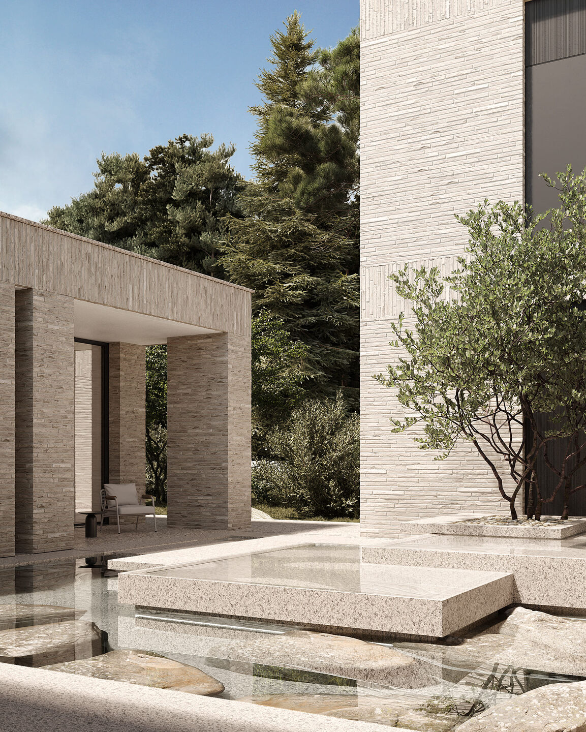 Green island private residence. Architecture & interior design by RYMAR.STUDIO
