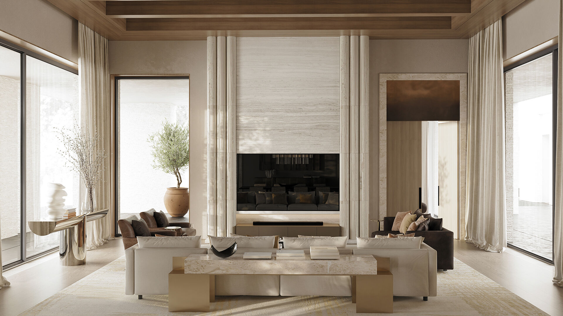 Green island private residence. Architecture & interior design by RYMAR.STUDIO