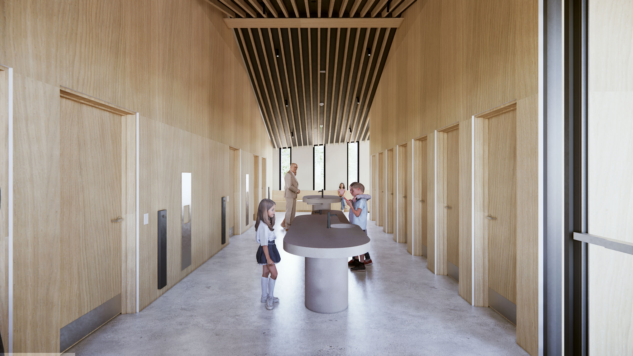 Communal Washrooms