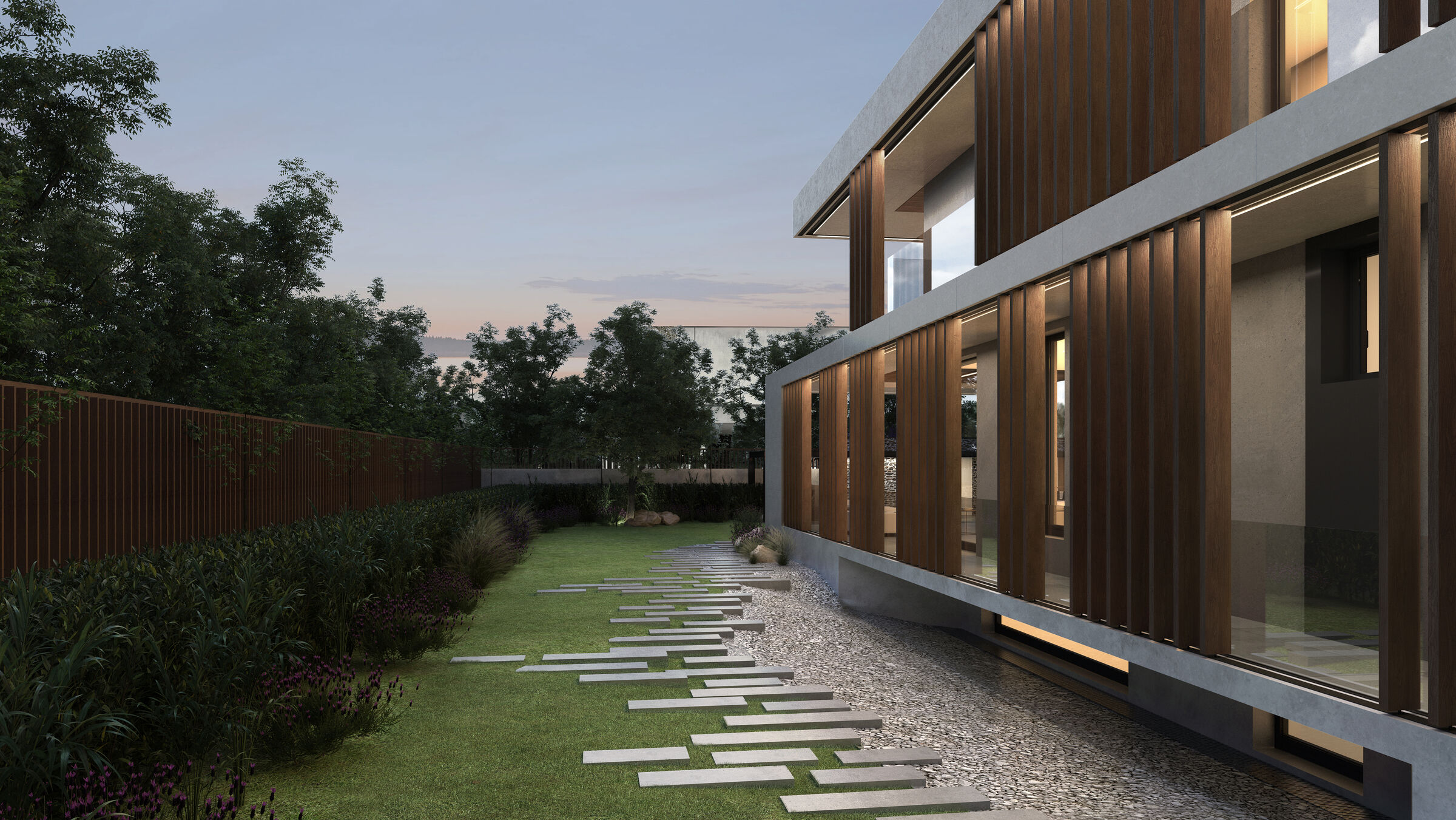 3d perspective - side view