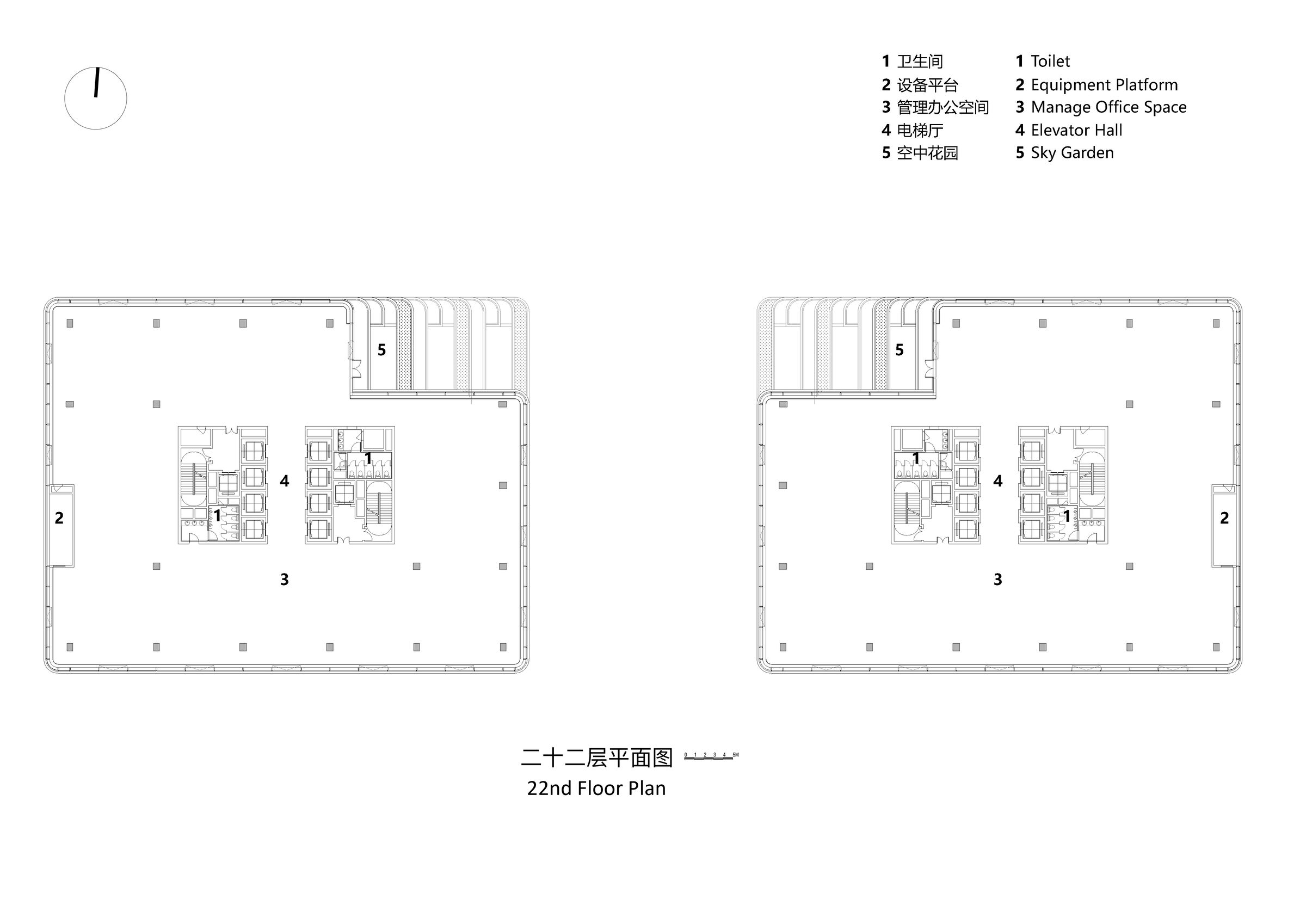 22nd Floor Plan