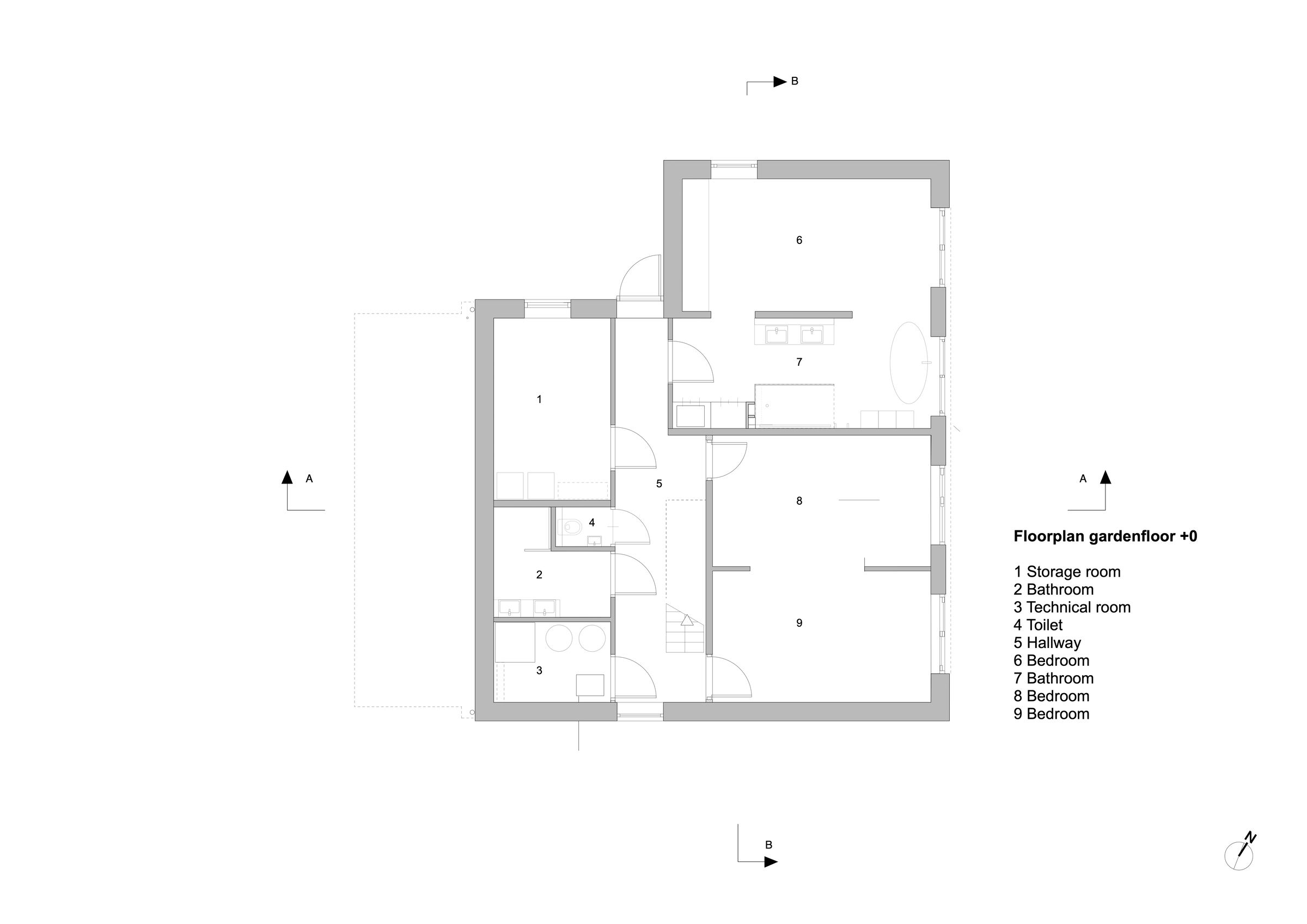 Floorplan gardenfloor +0