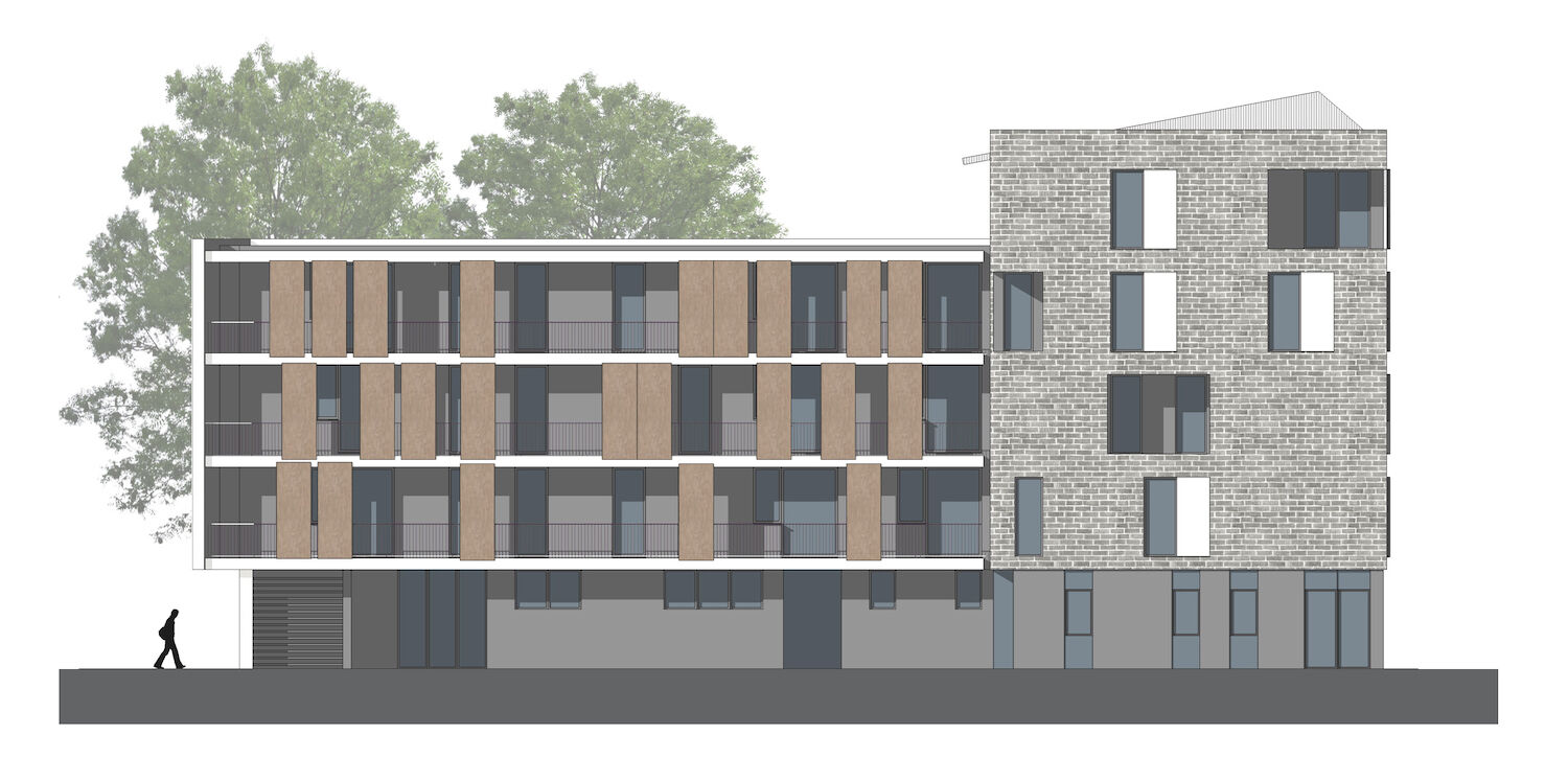 Beroaldo ERP, East elevation