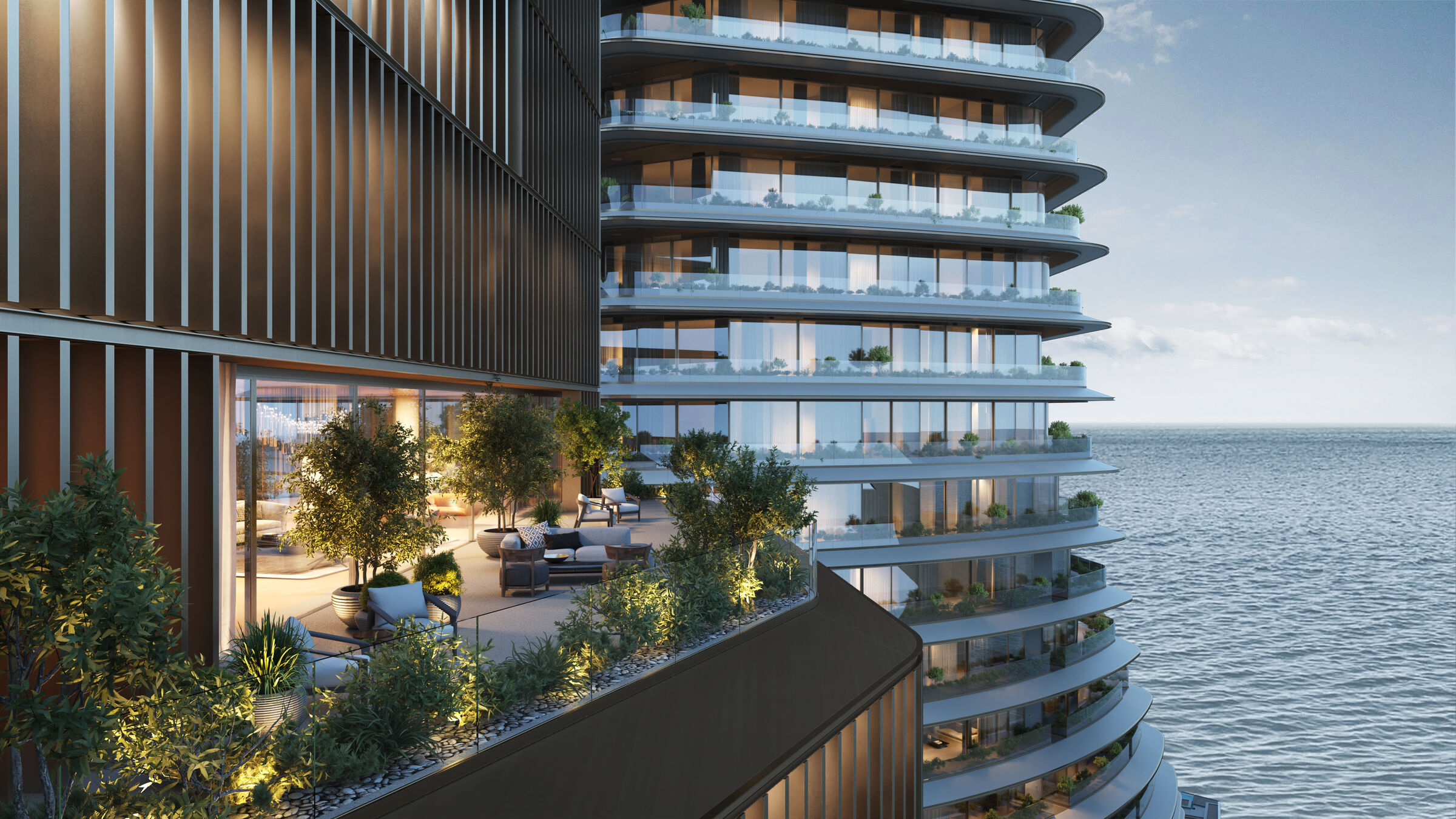 Terrace exterior render