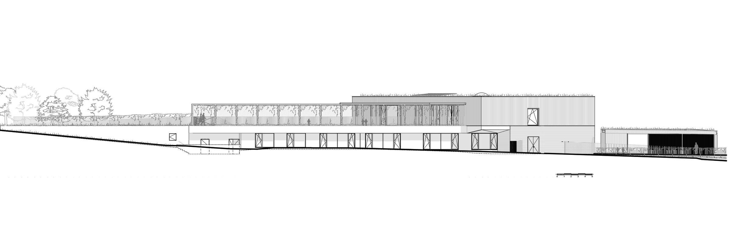 west elevation