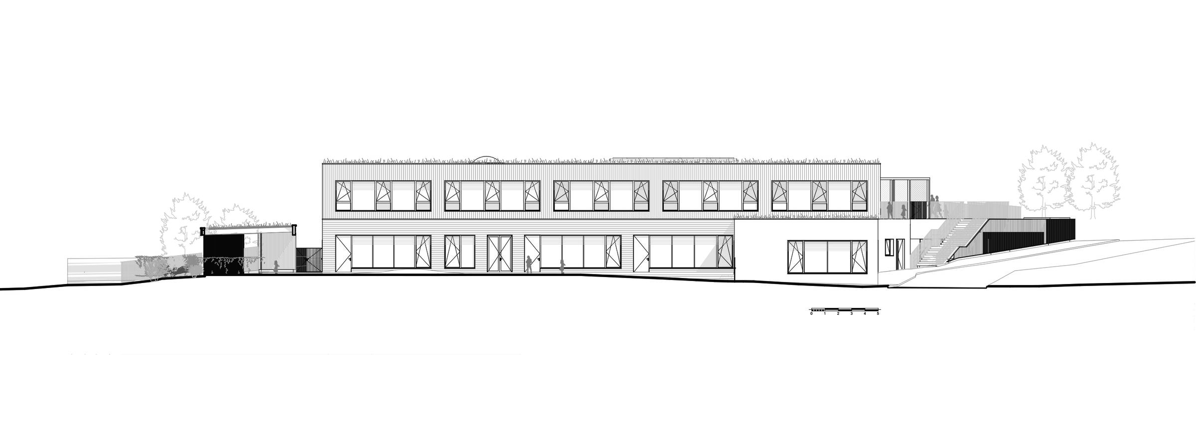 south elevation