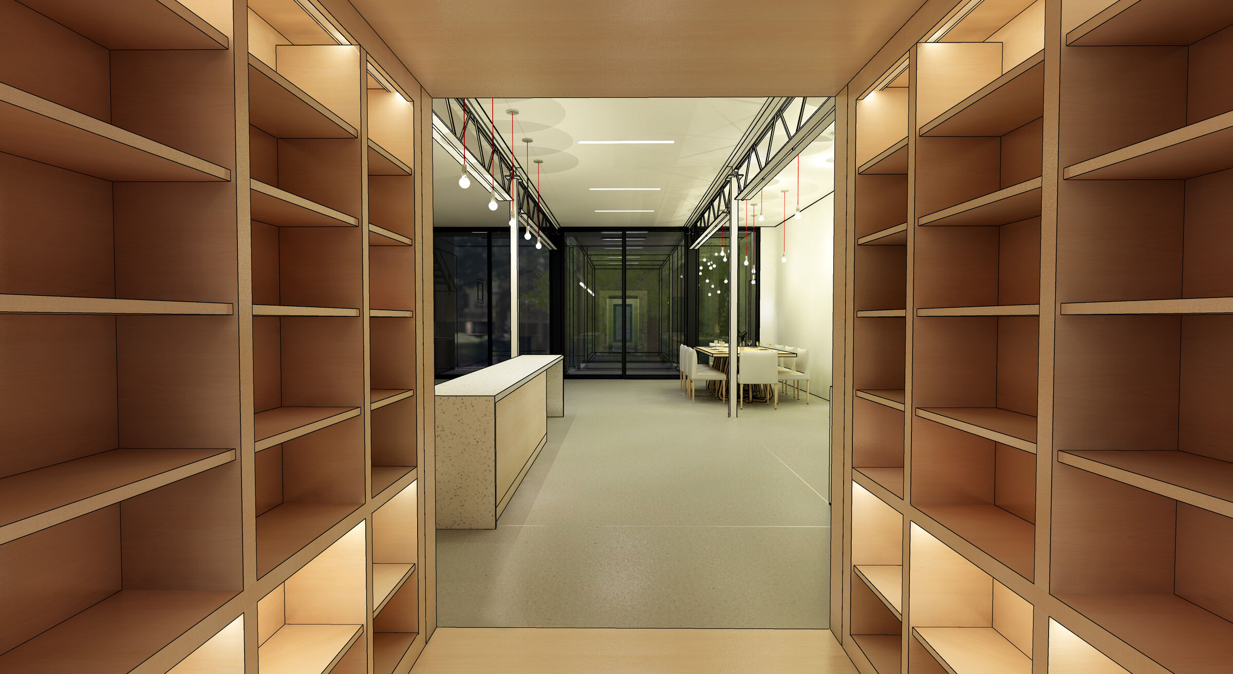 Entry to Living Area