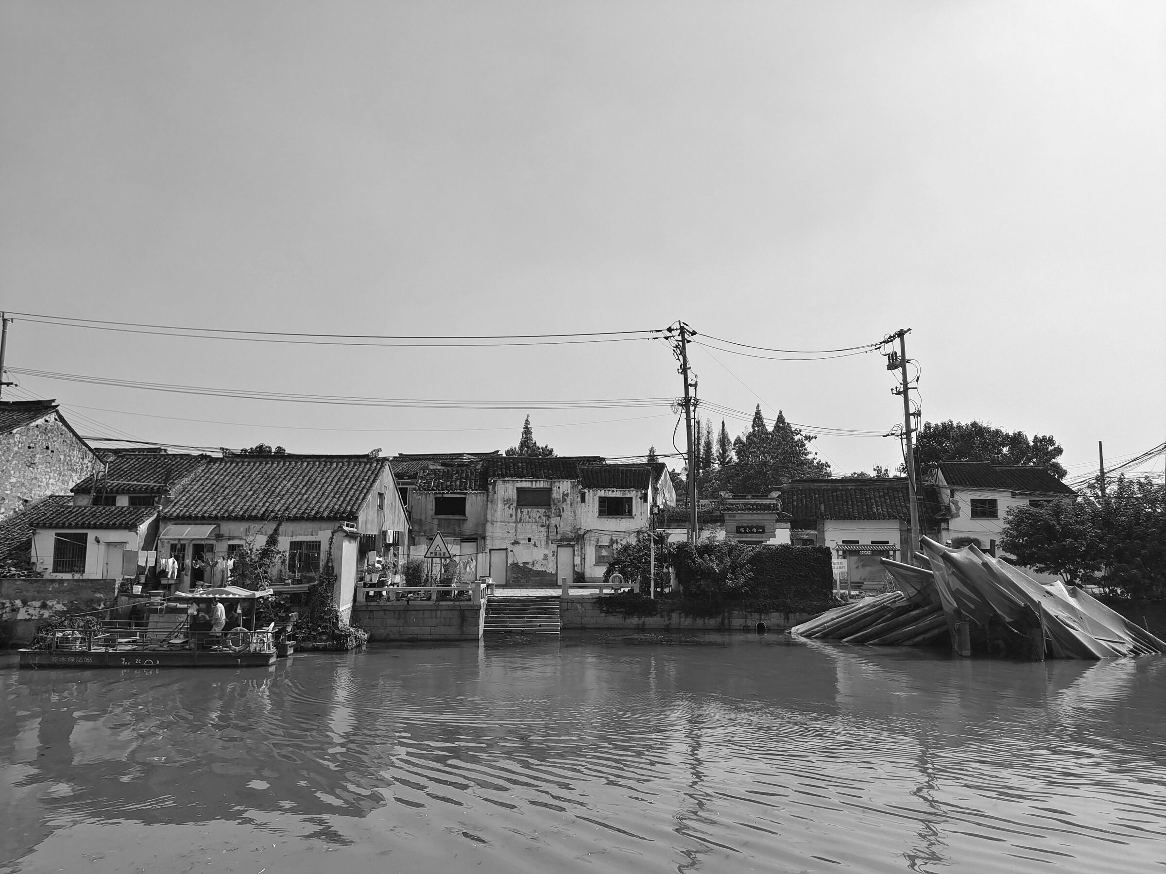 View from shantang river - present situation