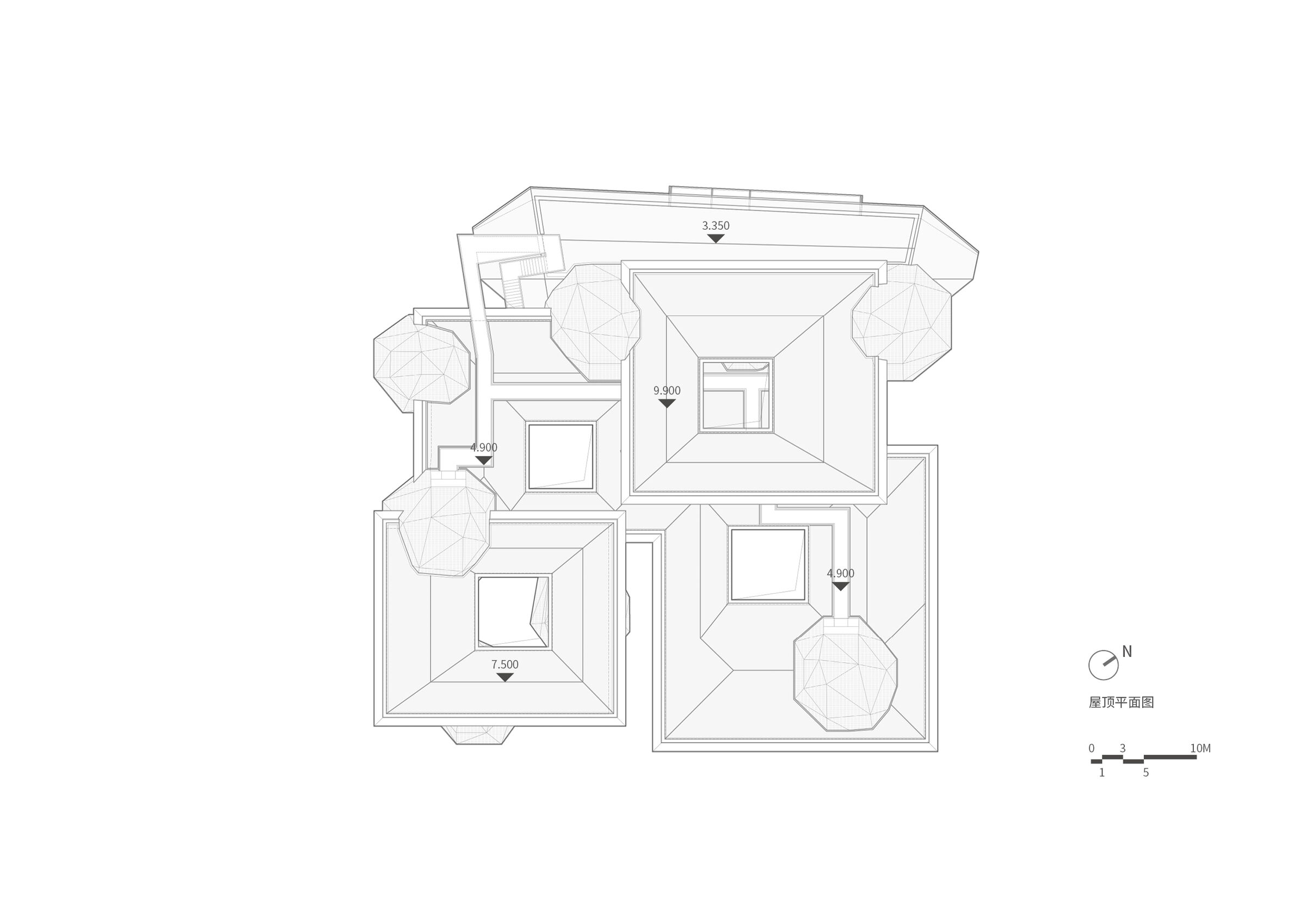 Roof Plan of Twelve Tents Beyond Clouds