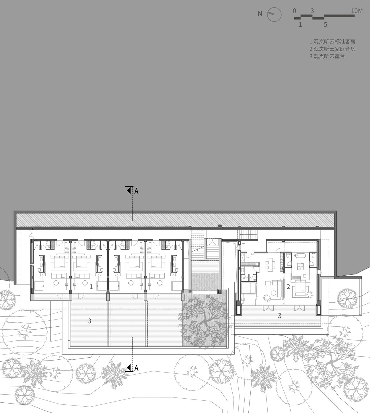 Second Floor Plan of Cliff Homestay