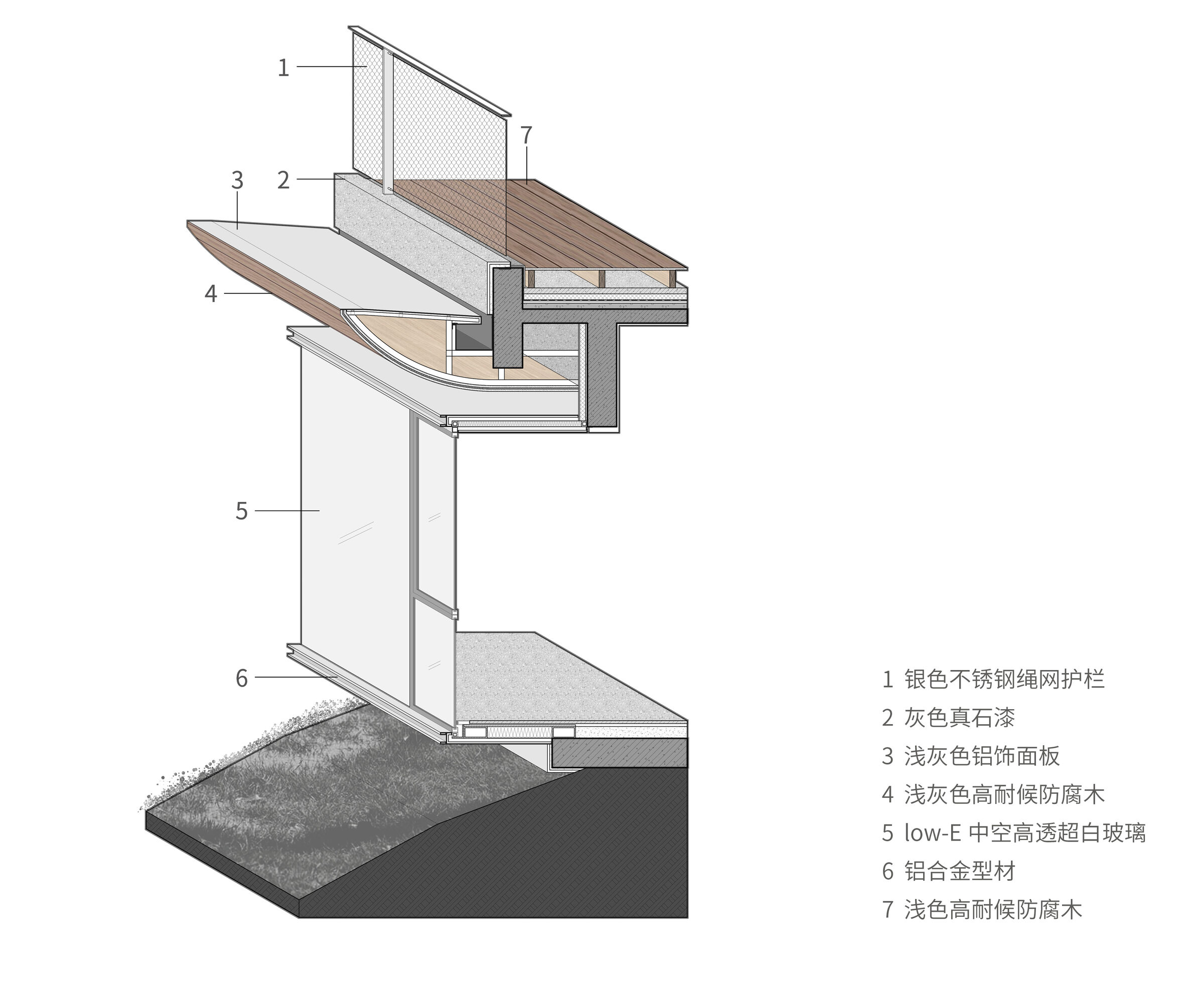 Wall Section of Cliff Homestay