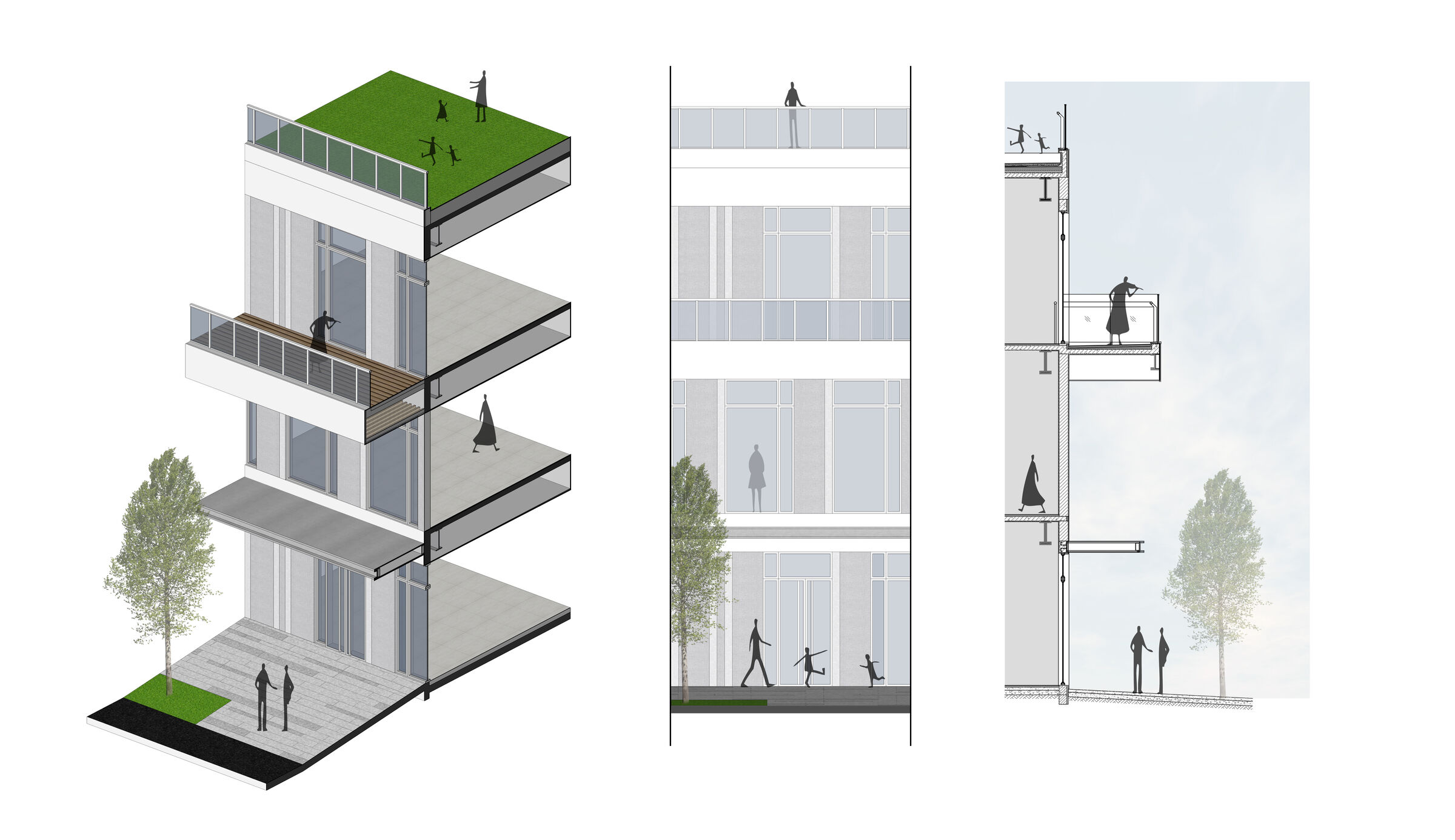 Facade design of Campus Center