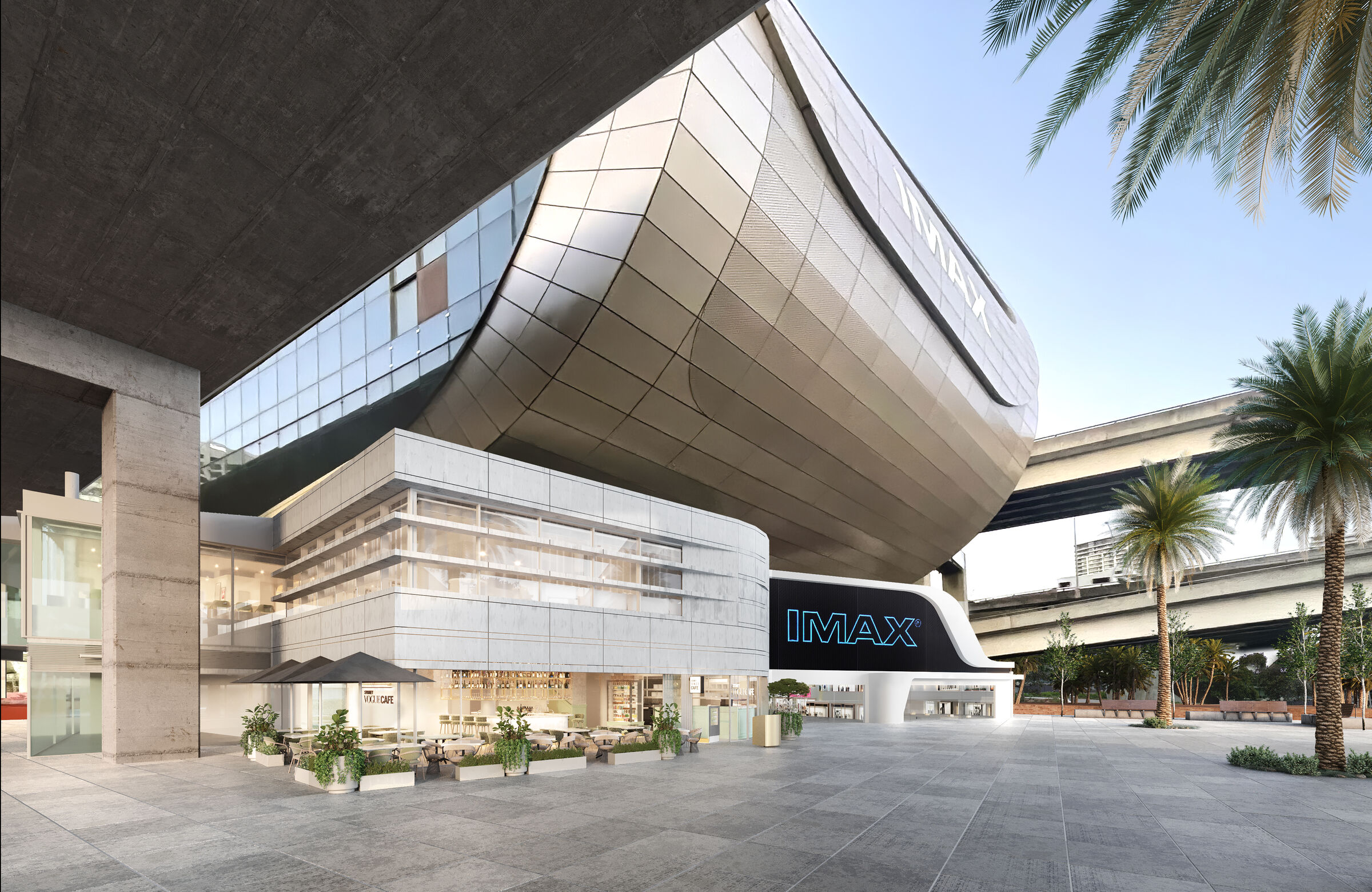 Vogue Cafe Sydney. Render 02 .Restaurant Design by COOOP.