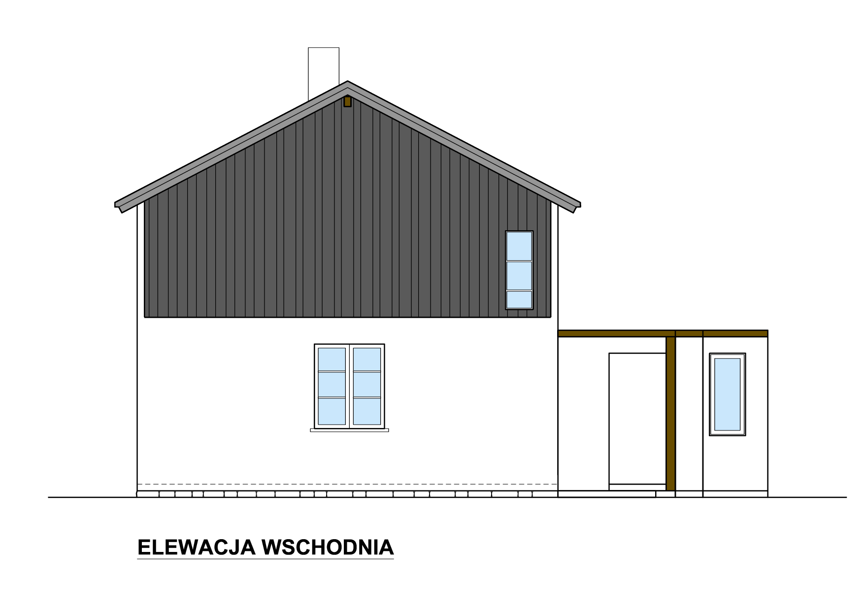 old barn front elevation