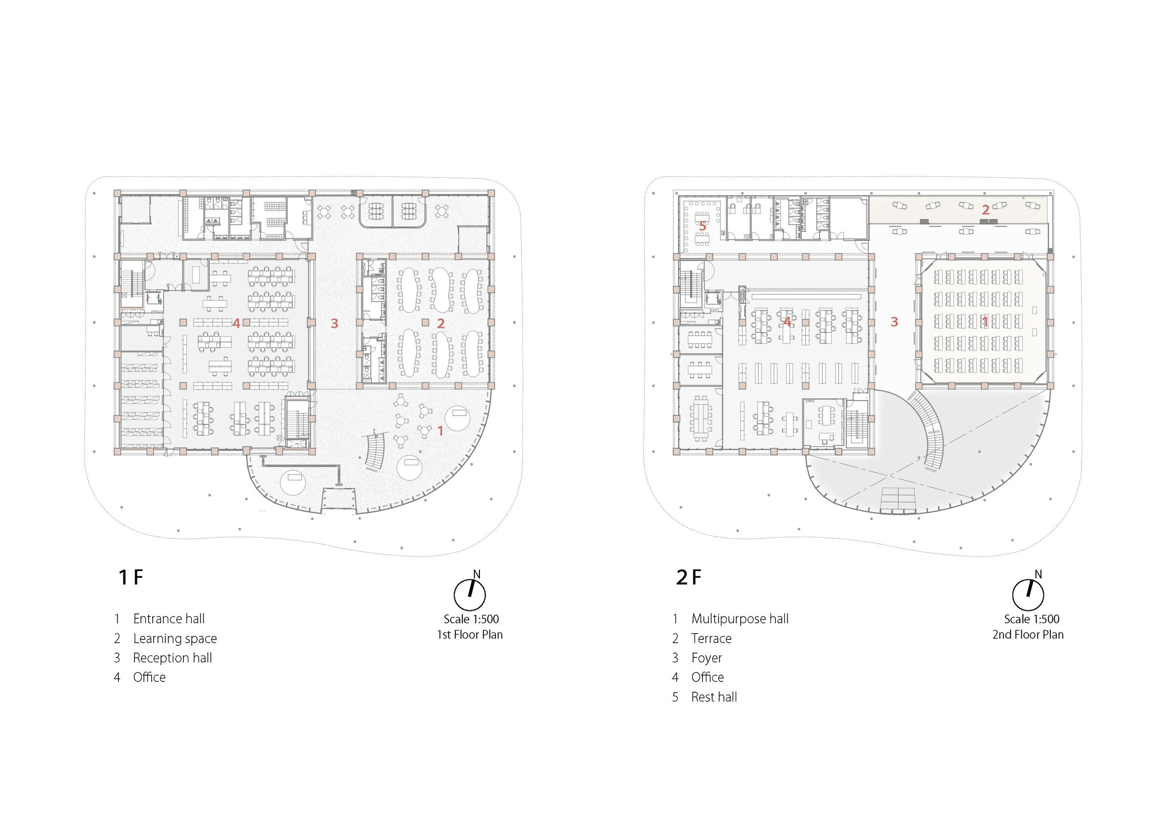 First floor plan ＆ Second floor plan