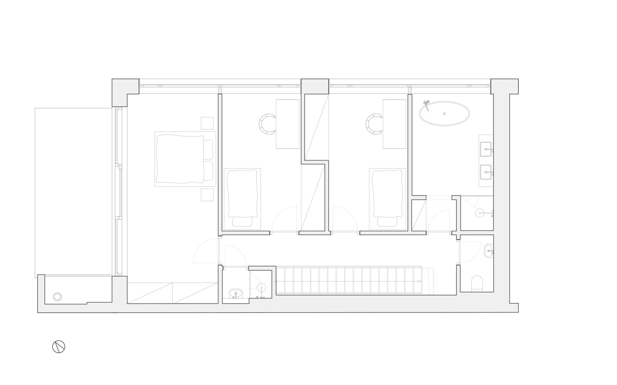 Floor plan second floor