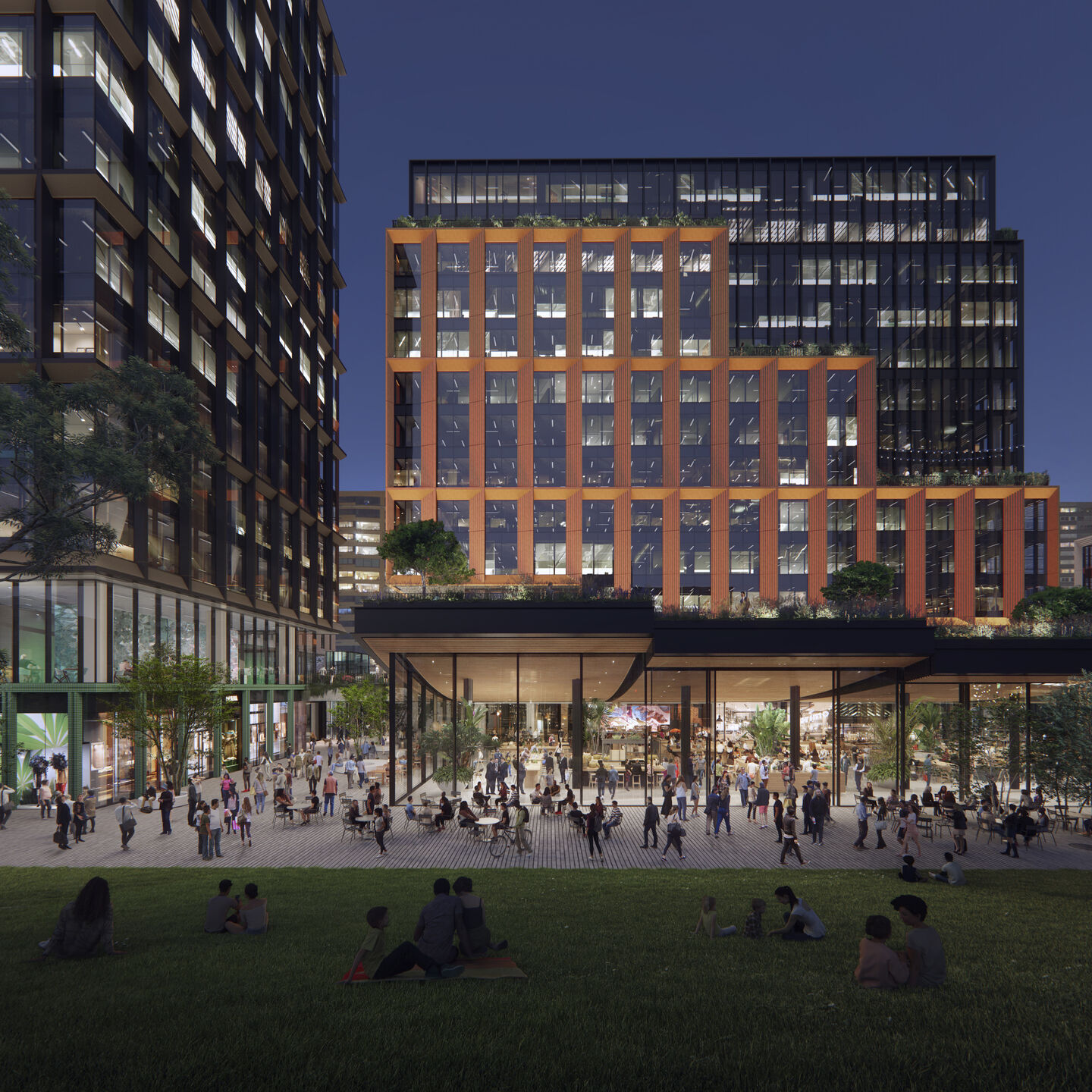 Office buildings / Market hall
