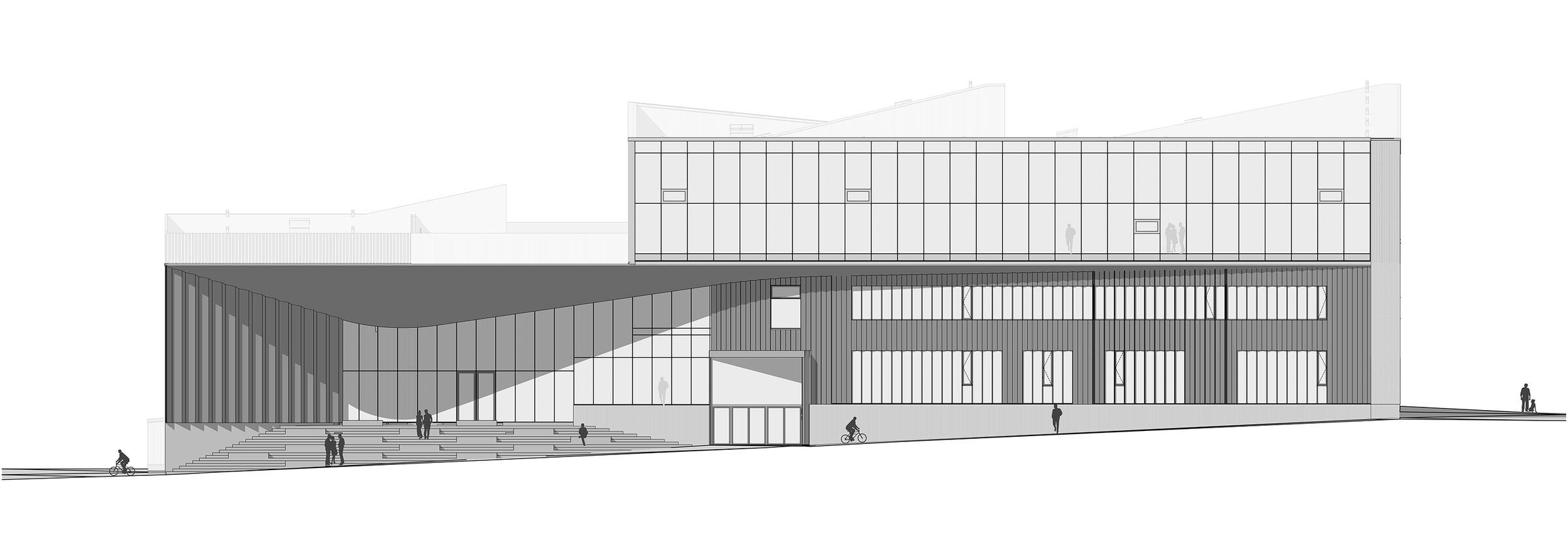 Elevation east
