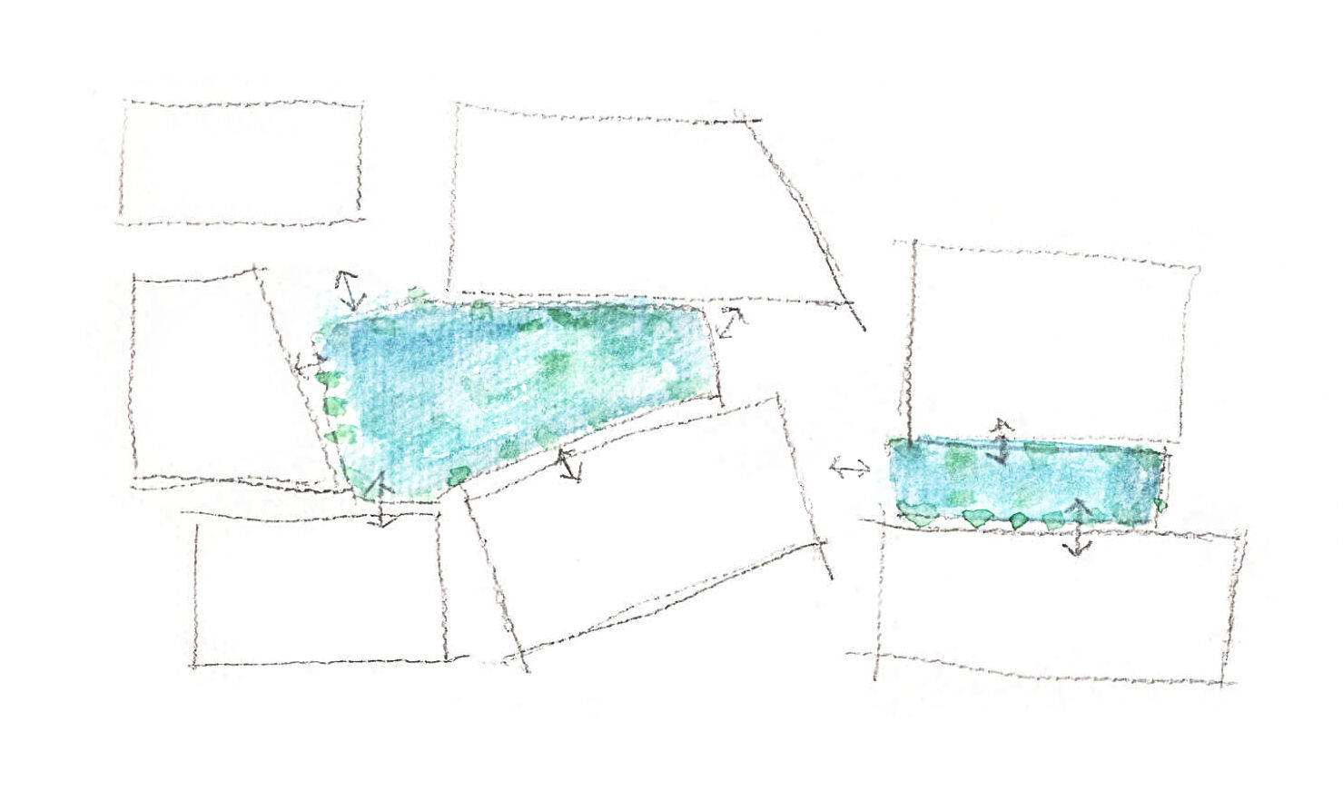 Courtyard Concept Sketch