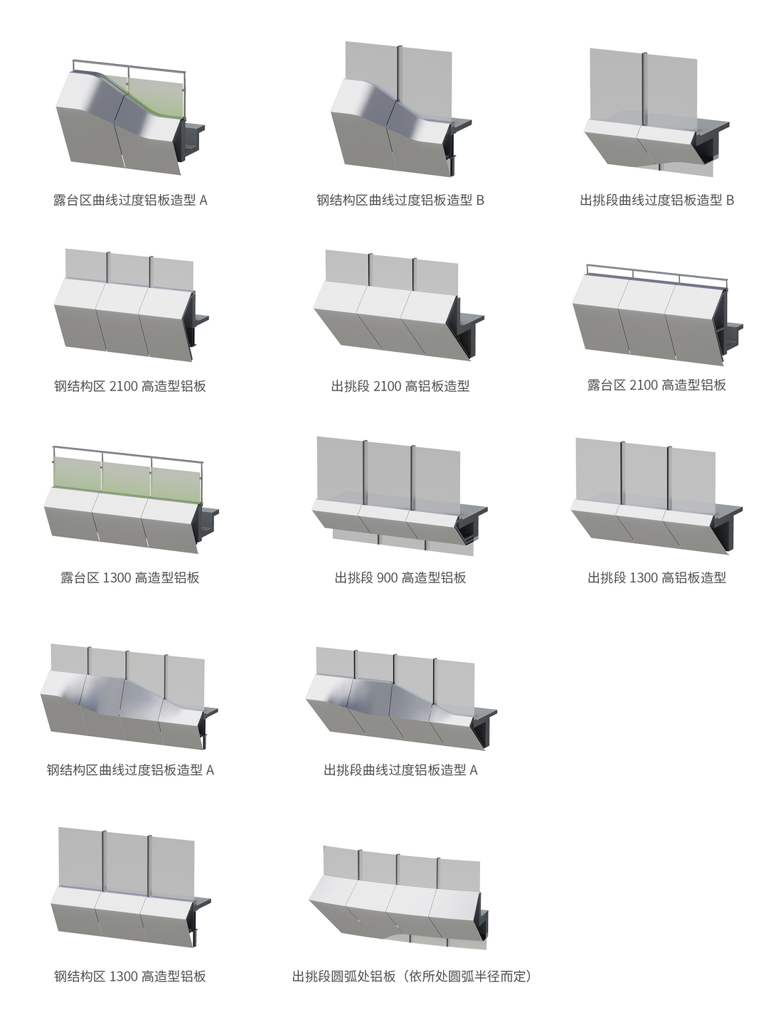 Thirteen Types of Interlayer Curtain Wall Aluminum Panels