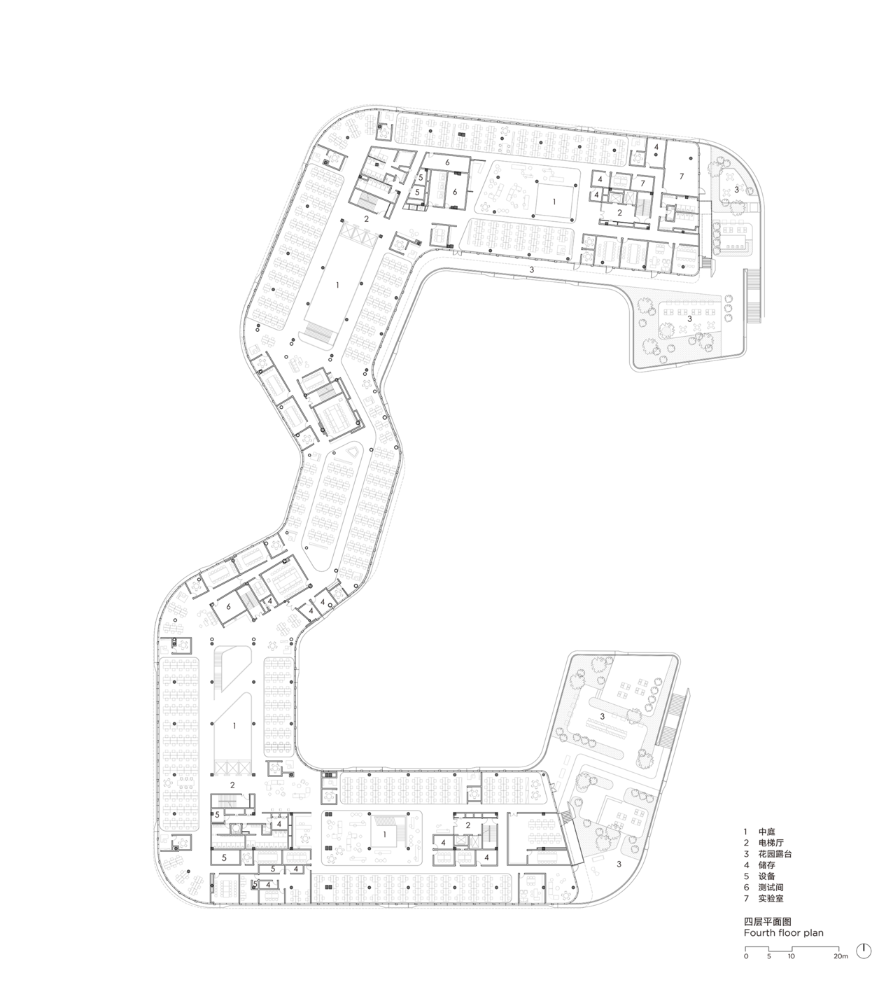 Fourth Floor Plan