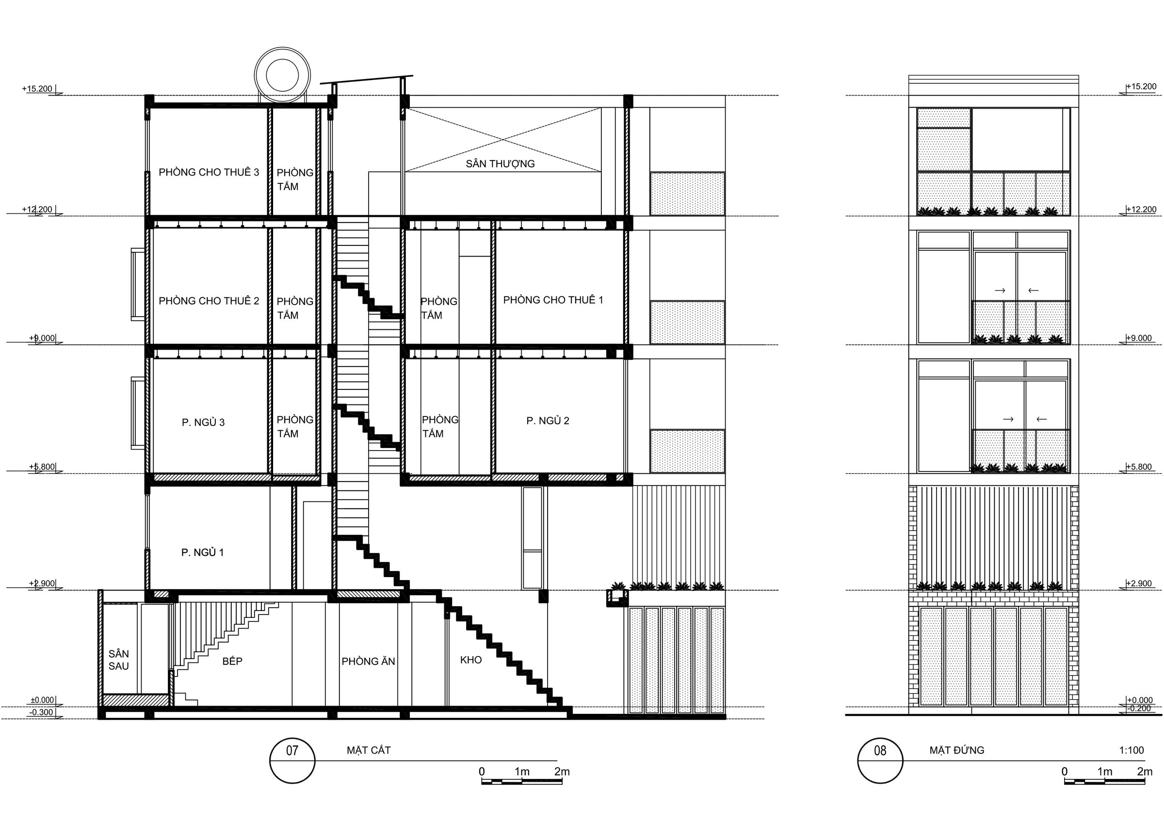 Section & Elevation