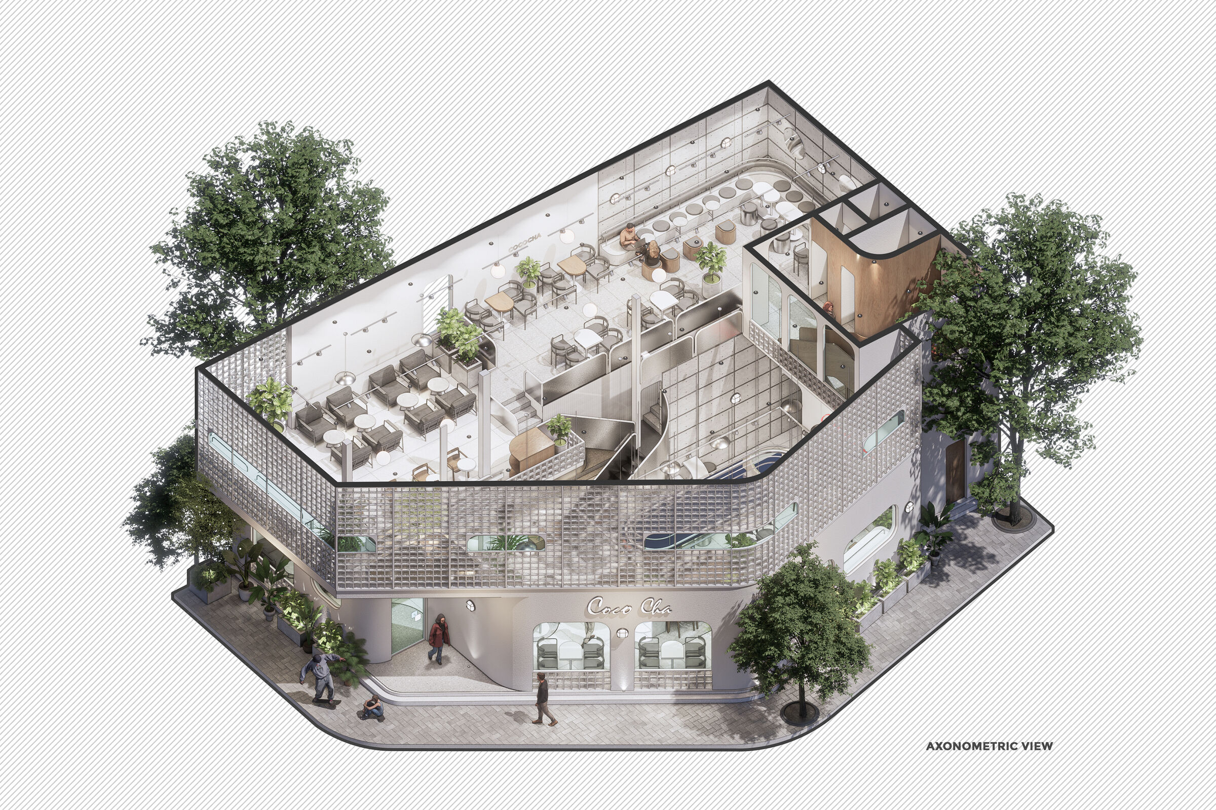 Isometric graphic view