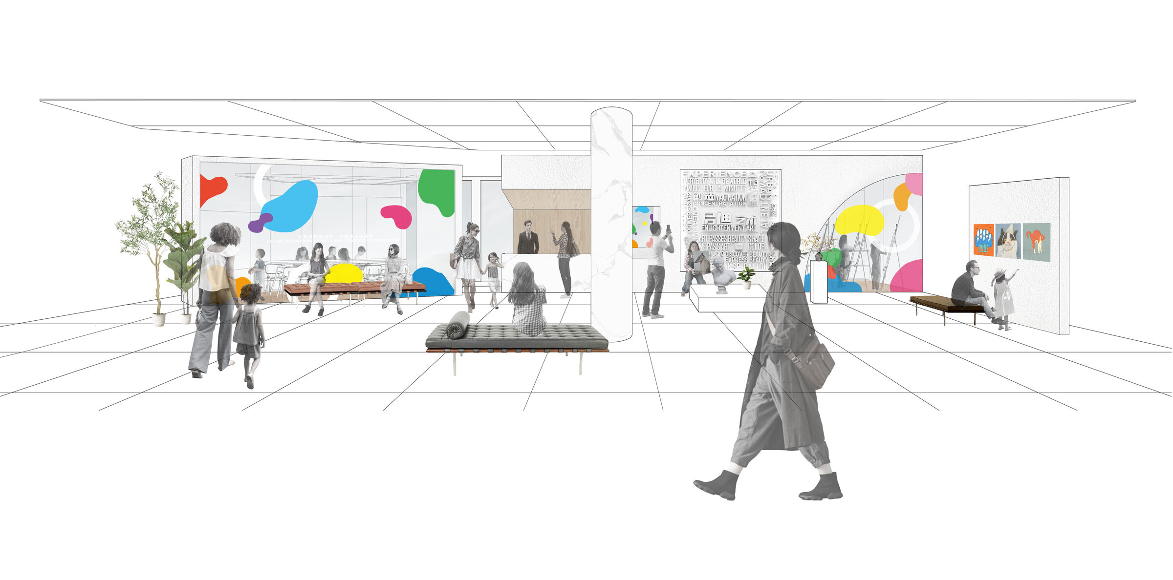 Conceptual diagram of symbols and scenes
